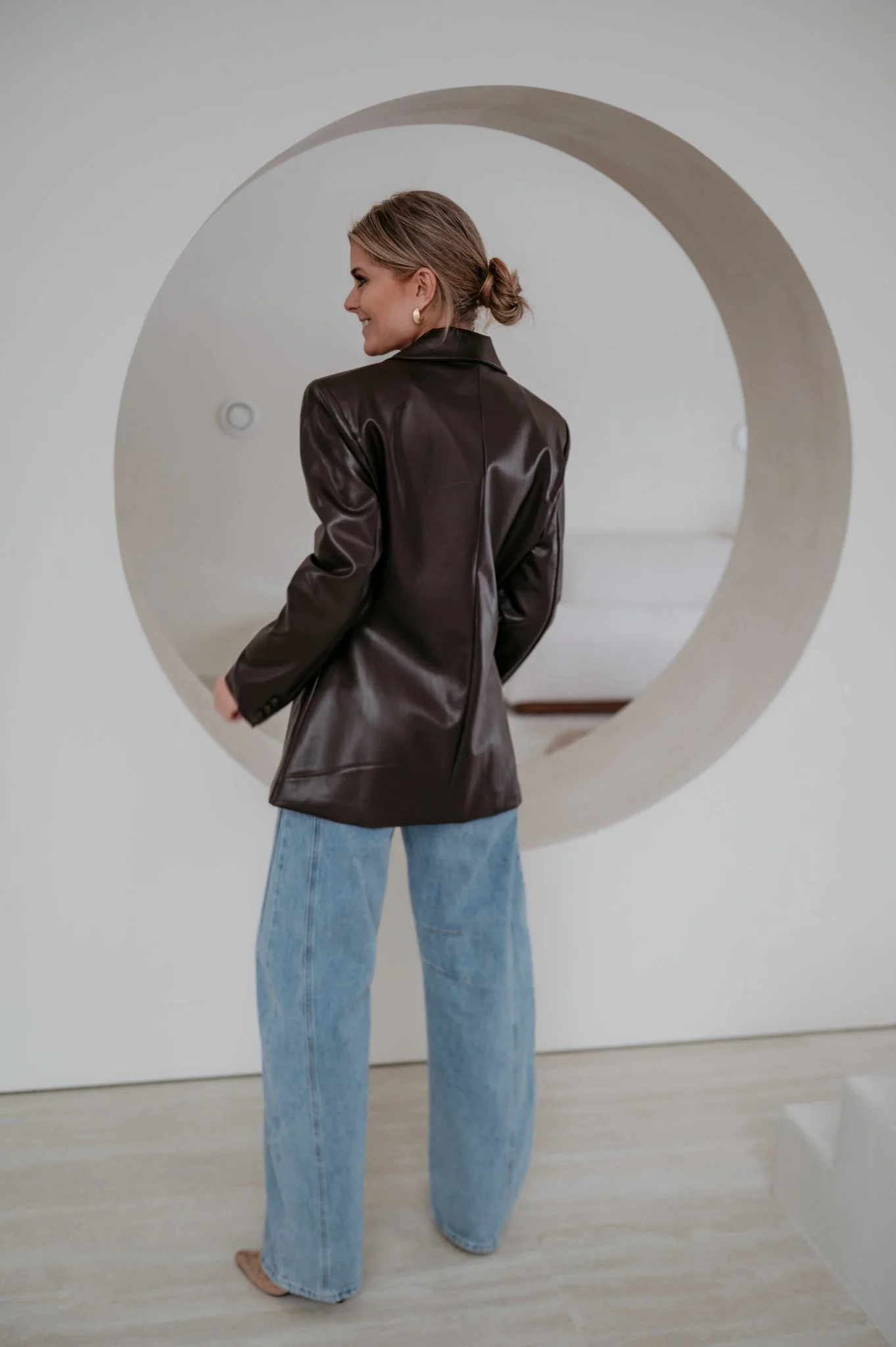 Sieno blazer I Chocolate Brown - Image 9