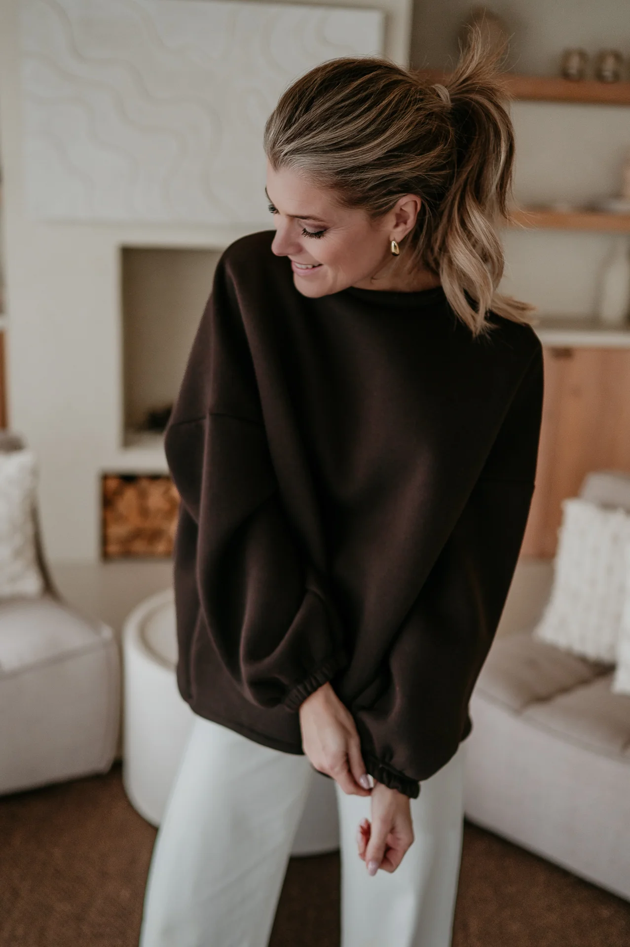 Solido sweater 'HELDIN' I Brown - Image 10