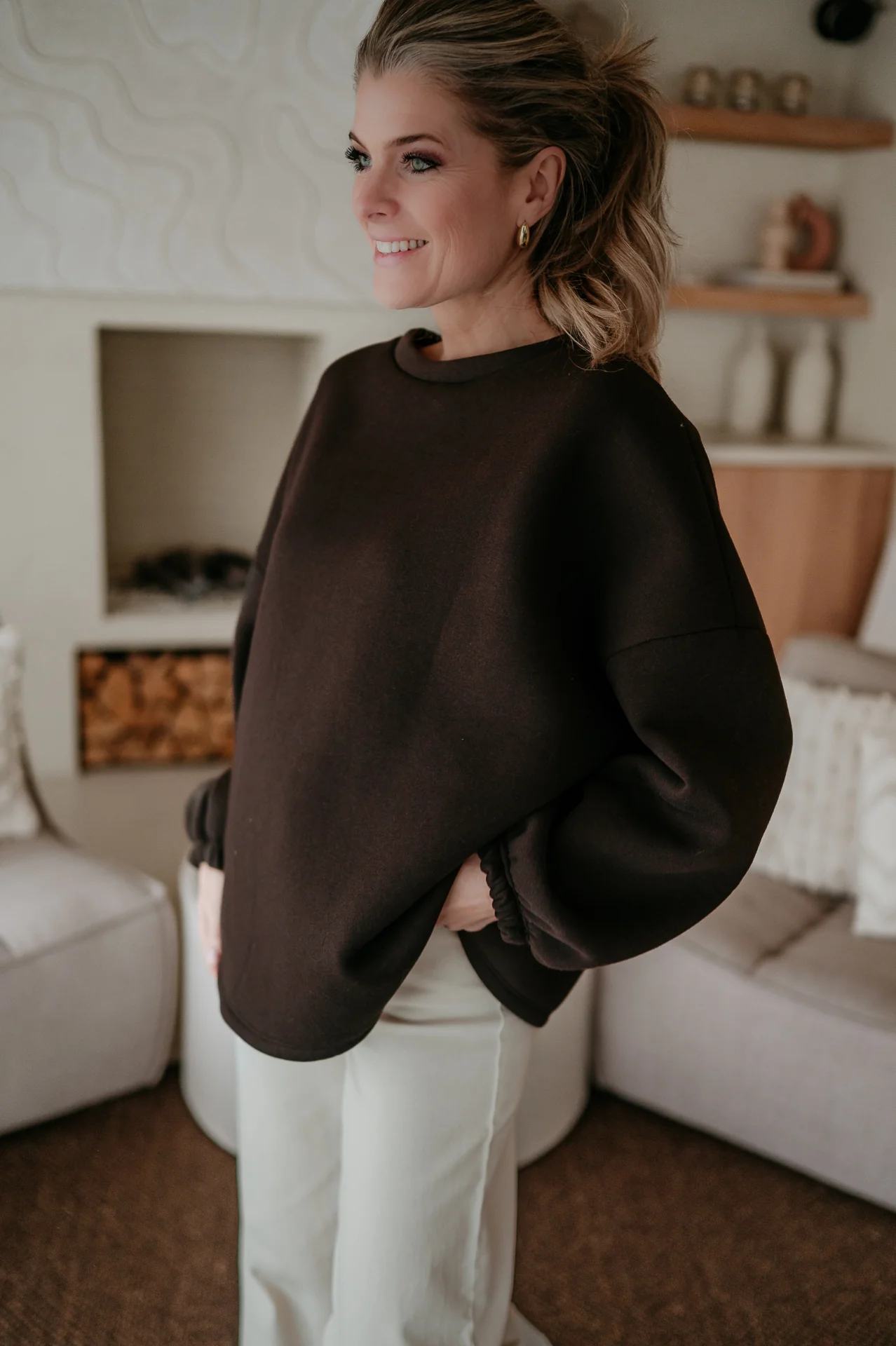 Solido sweater 'HELDIN' I Brown - Image 5