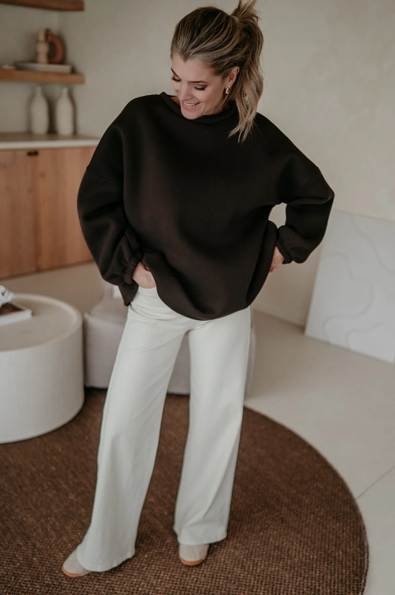 Solido sweater 'HELDIN' I Brown - Image 8