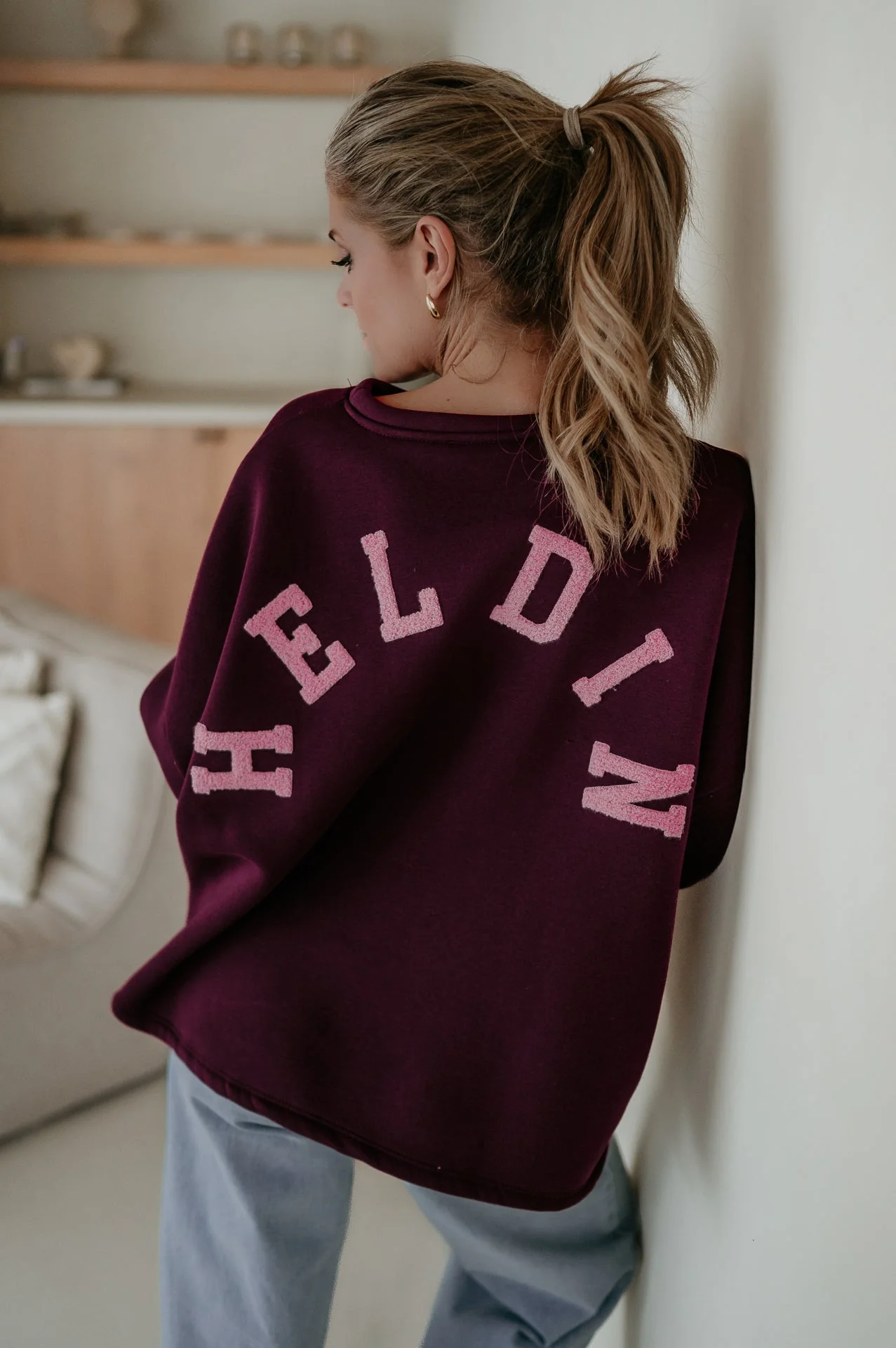 Solido sweater 'HELDIN' I Burgundy