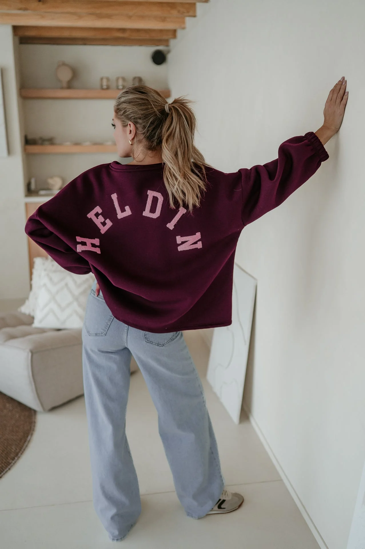 Solido sweater 'HELDIN' I Burgundy - Image 2