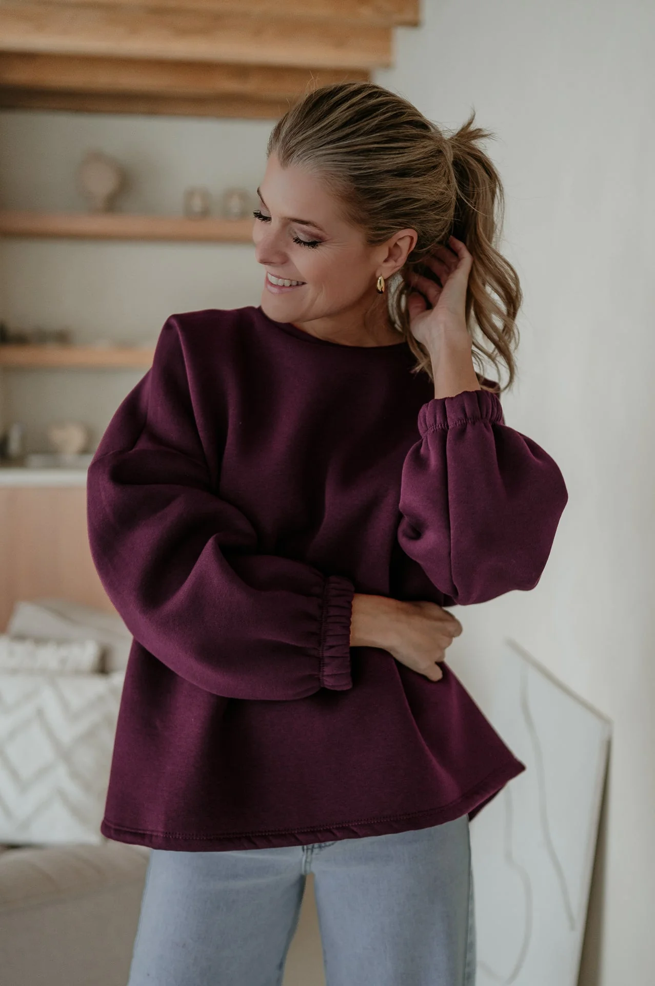 Solido sweater 'HELDIN' I Burgundy - Image 6