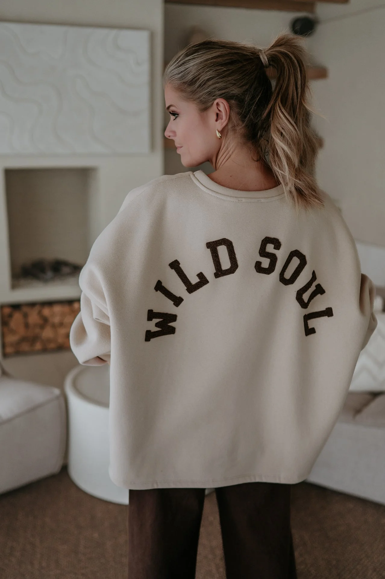 Solido sweater 'WILD SOUL' I Beige - Image 4
