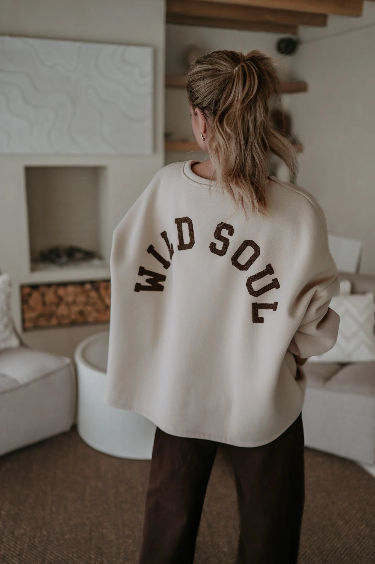 Solido sweater 'WILD SOUL' I Beige - Image 6