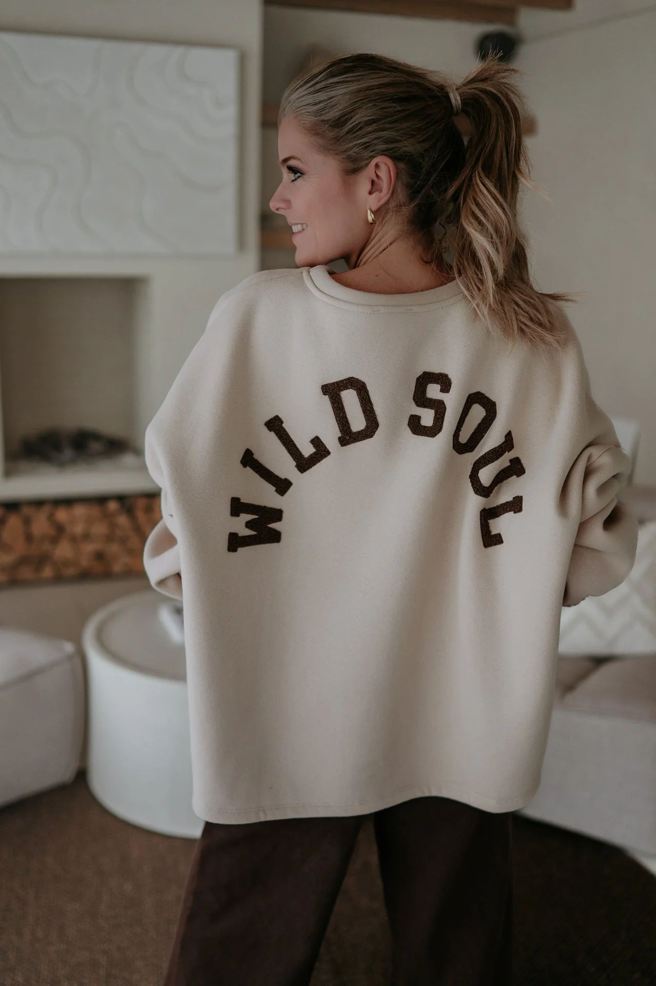 Solido sweater 'WILD SOUL' I Beige - Image 9