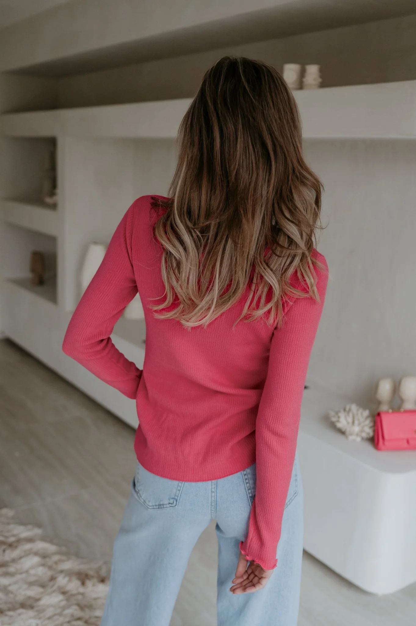 Stretto longsleeve I Coral - Image 3