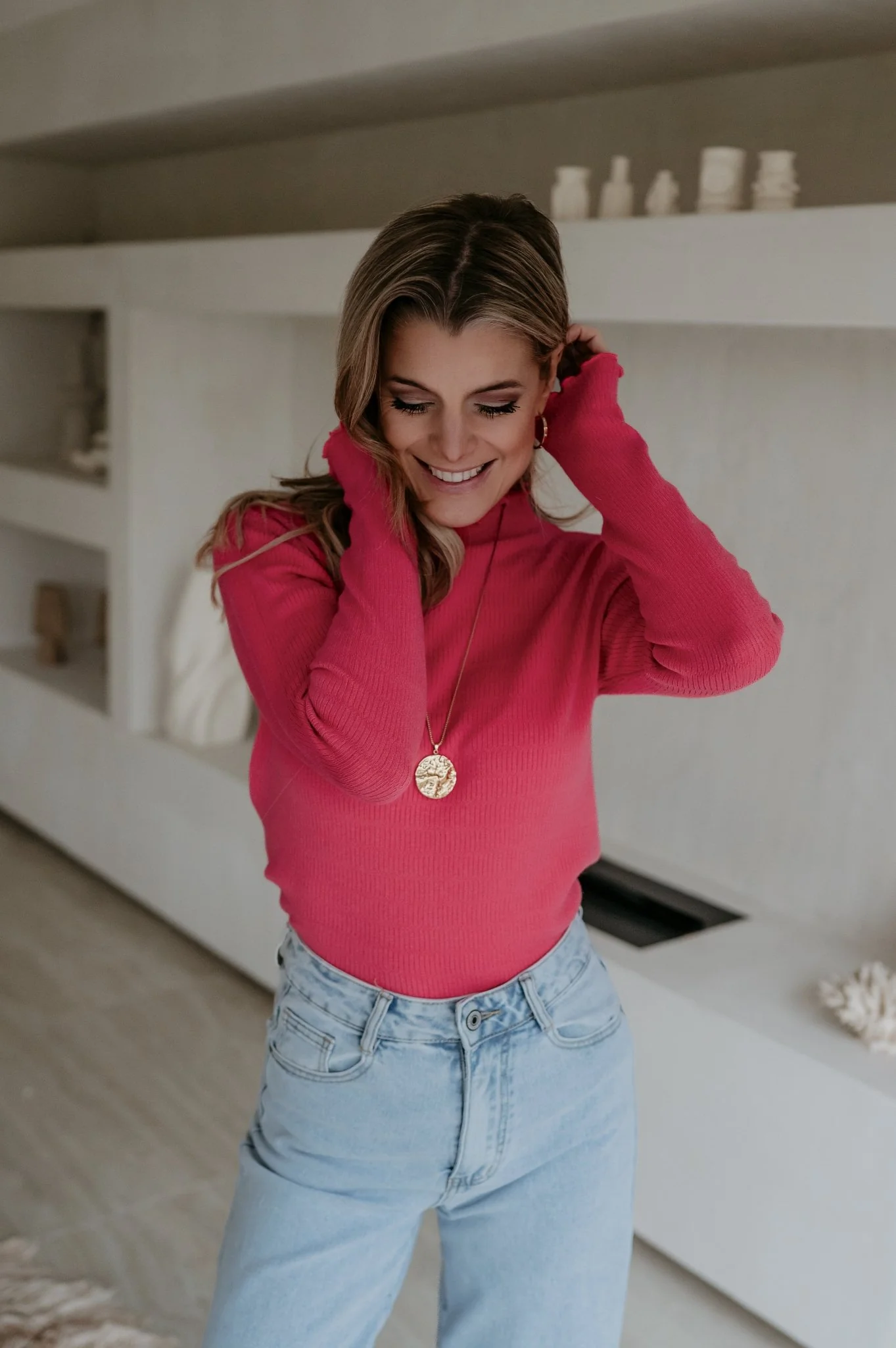 Stretto longsleeve I Coral - Image 6