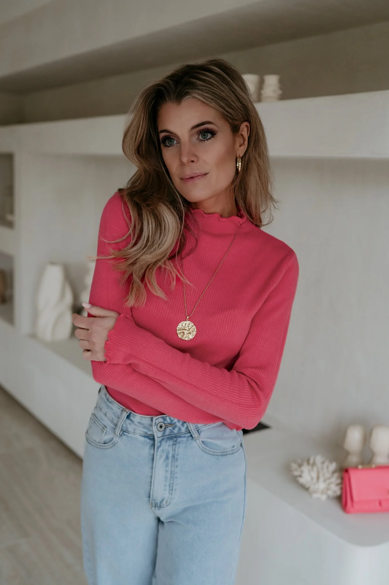 Stretto longsleeve I Coral - Image 7