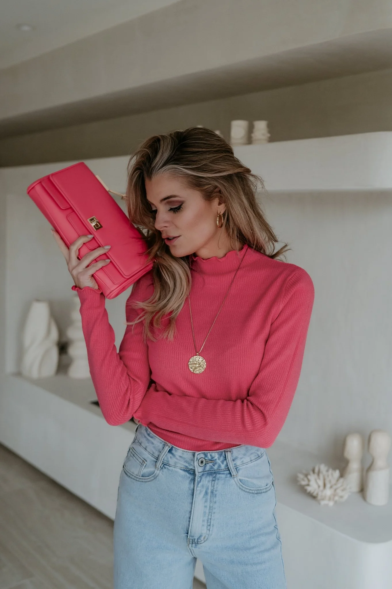 Stretto longsleeve I Coral - Image 8