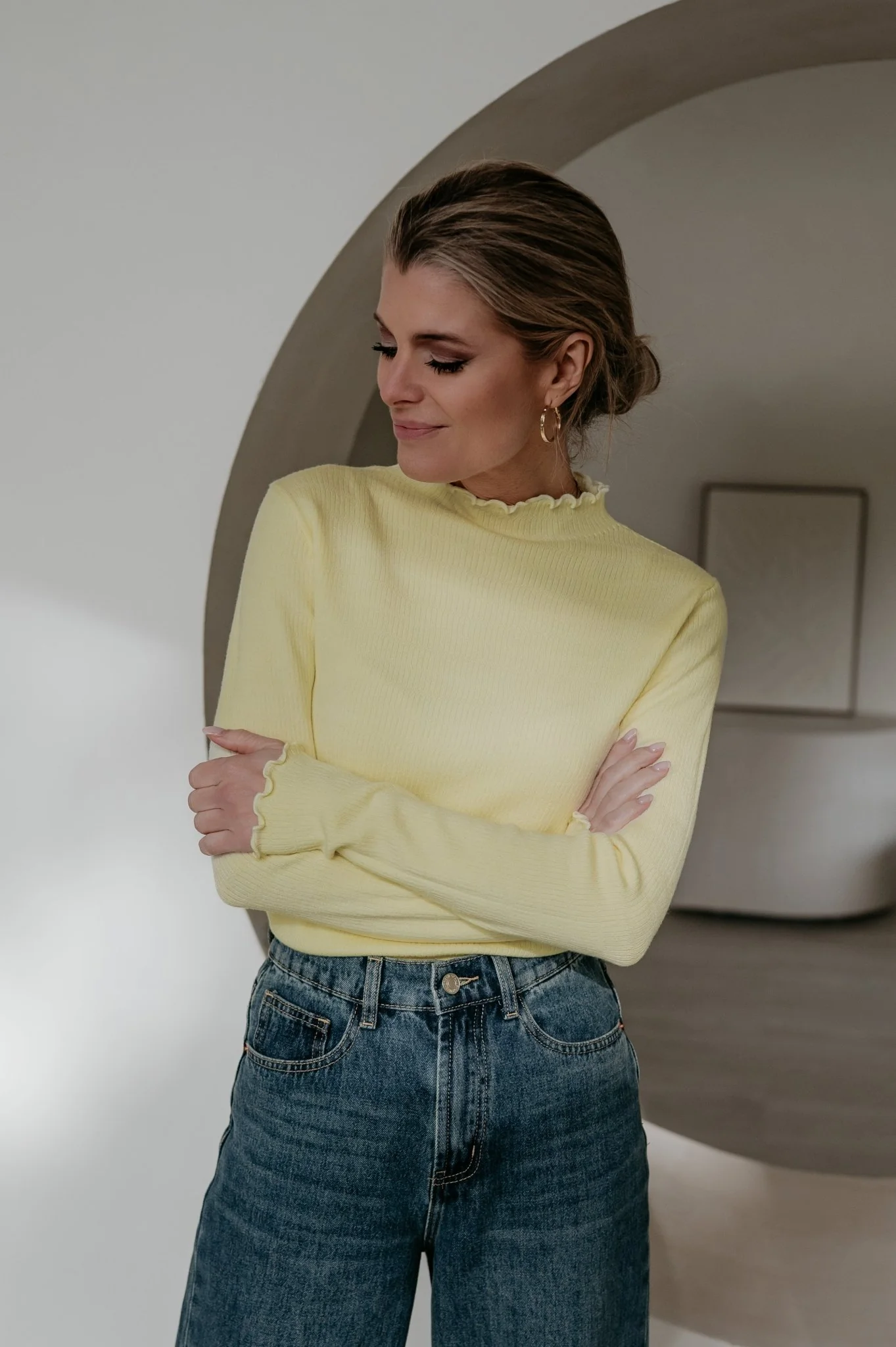 Stretto longsleeve I Yellow - Image 2