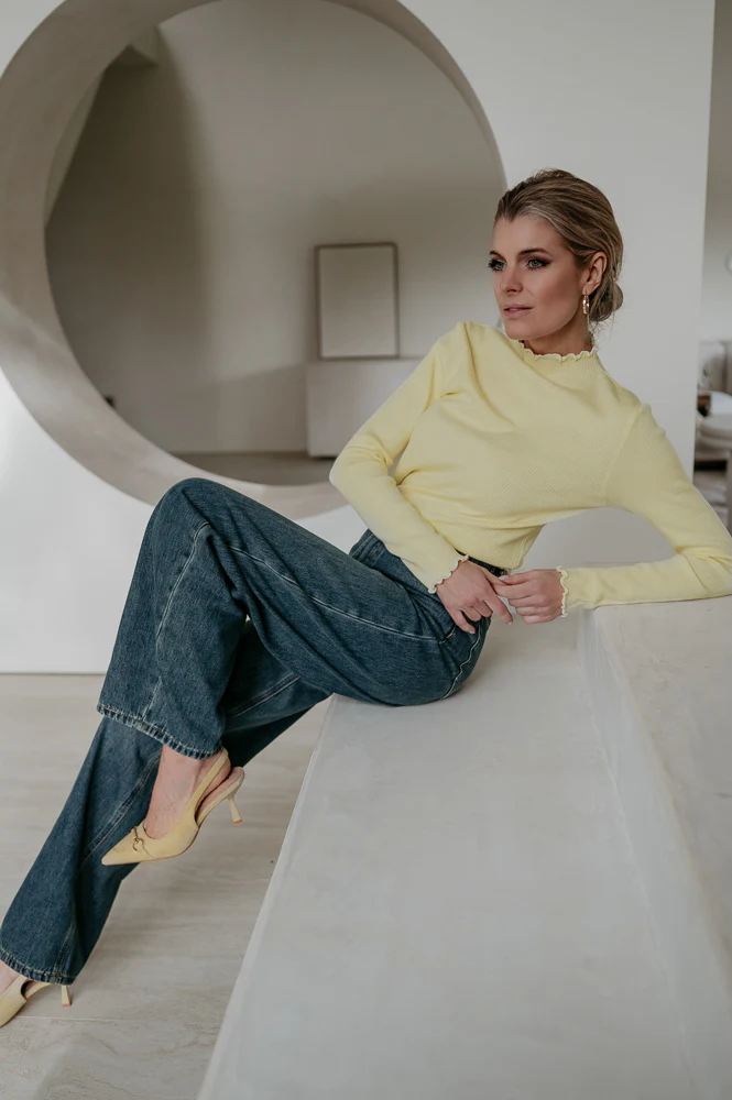Stretto longsleeve I Yellow - Image 3