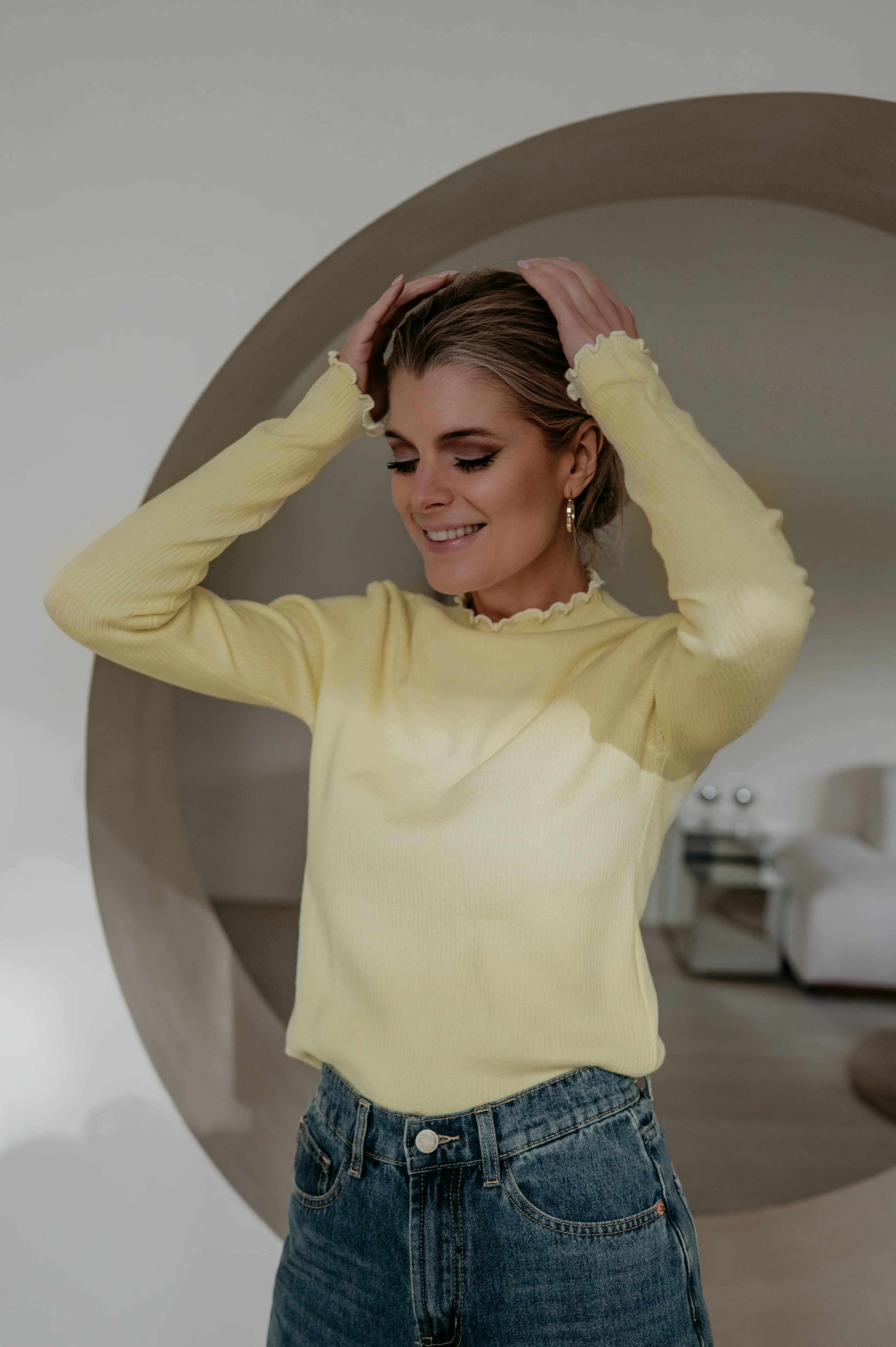 Stretto longsleeve I Yellow - Image 7
