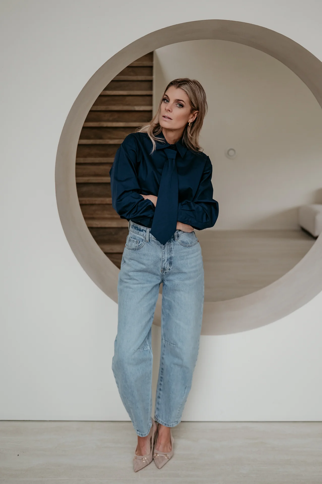 Credine shirt I Navy Blue