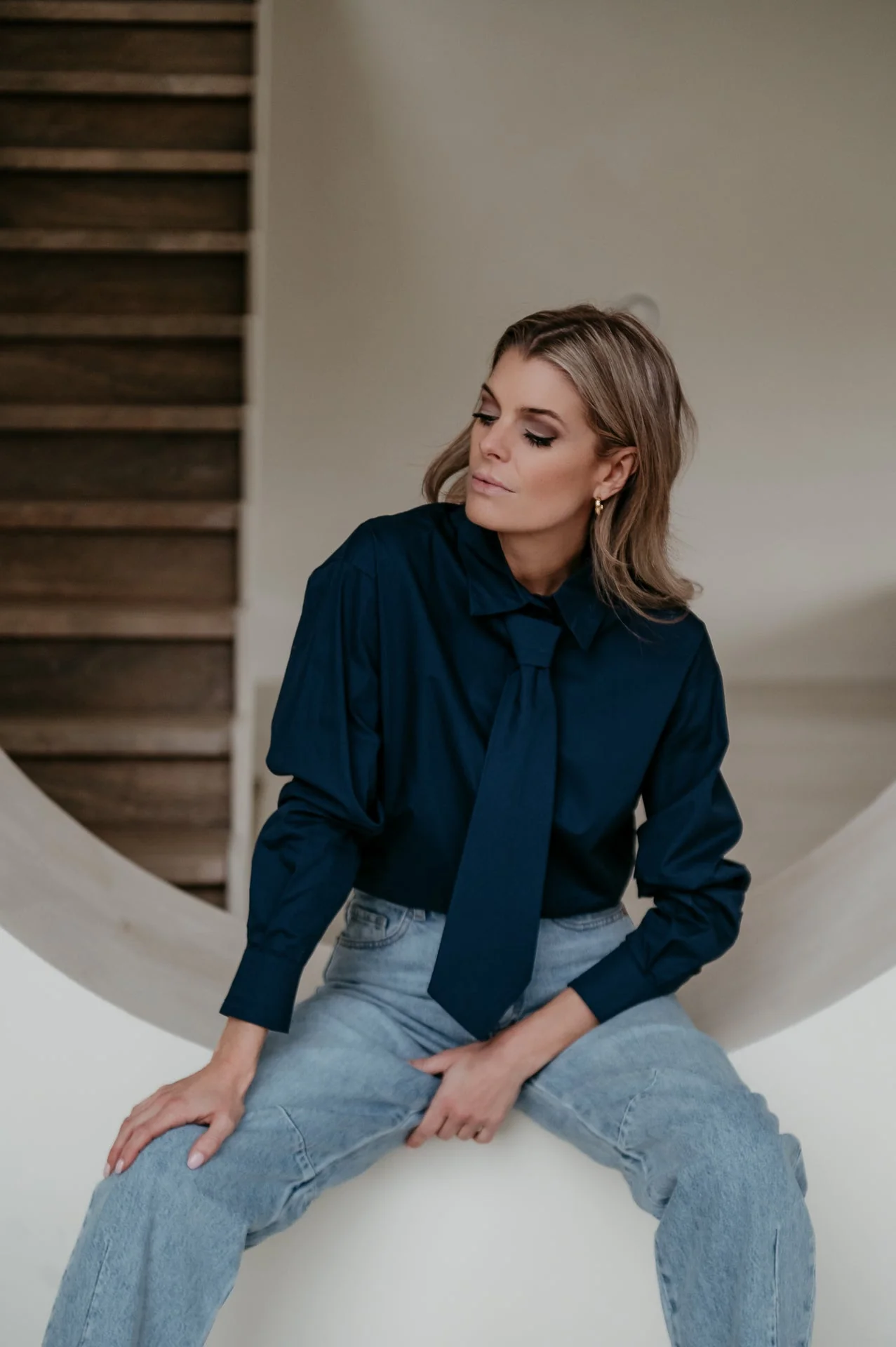 Credine shirt I Navy Blue - Image 10