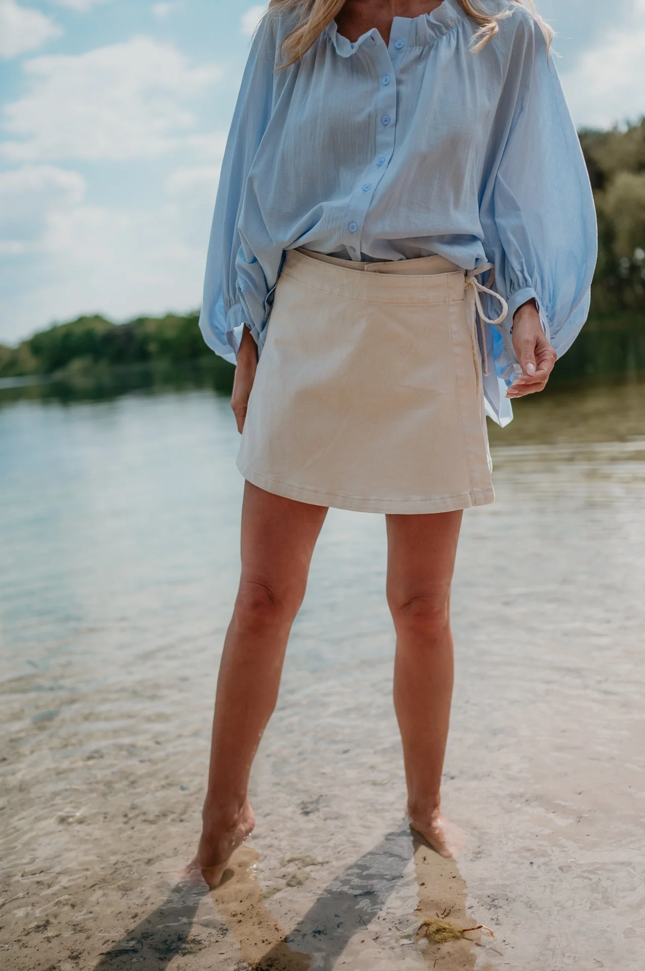Sudore skort I Beige - Image 4