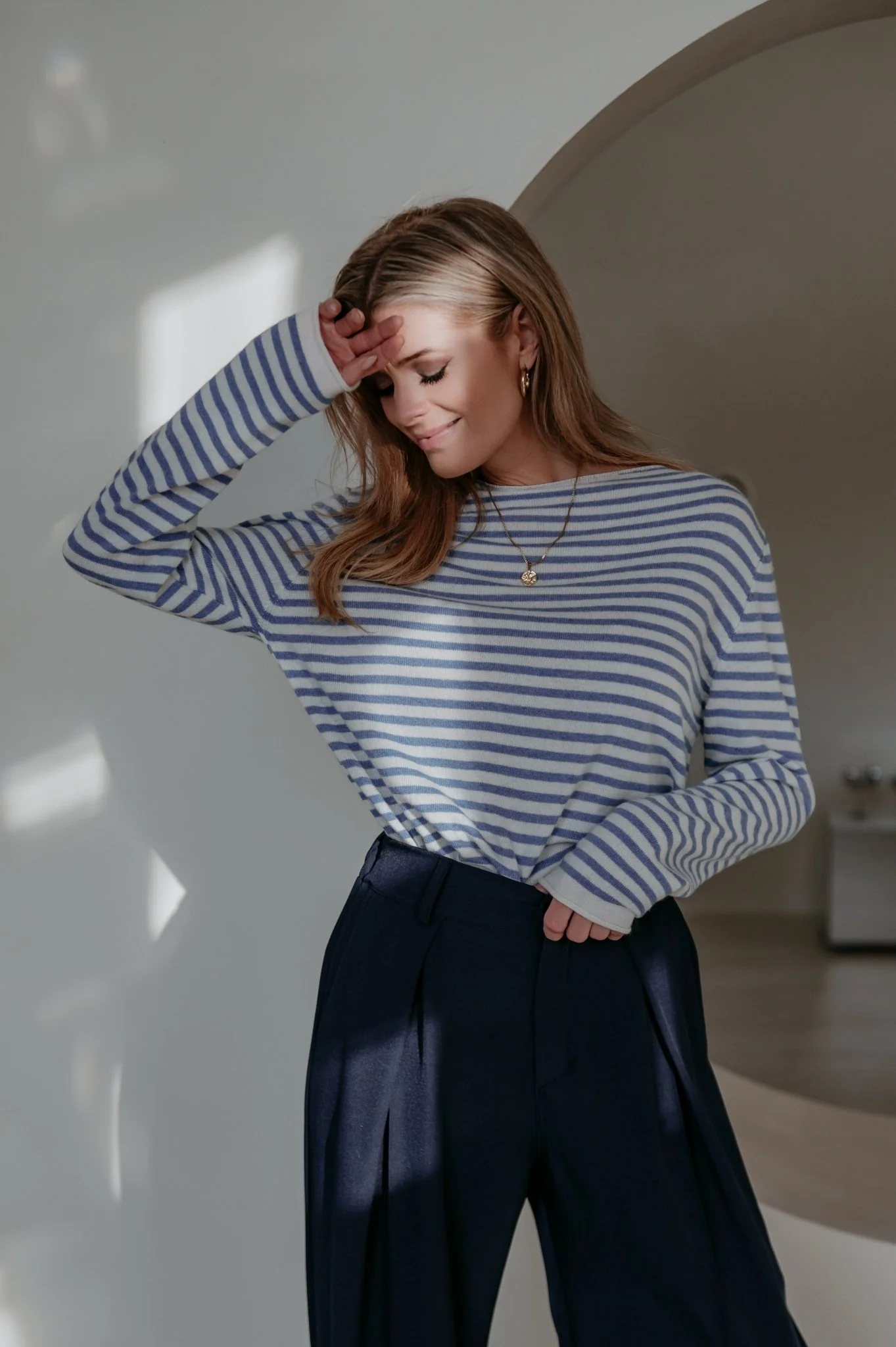 Tigre top I Striped Light Blue - Image 11