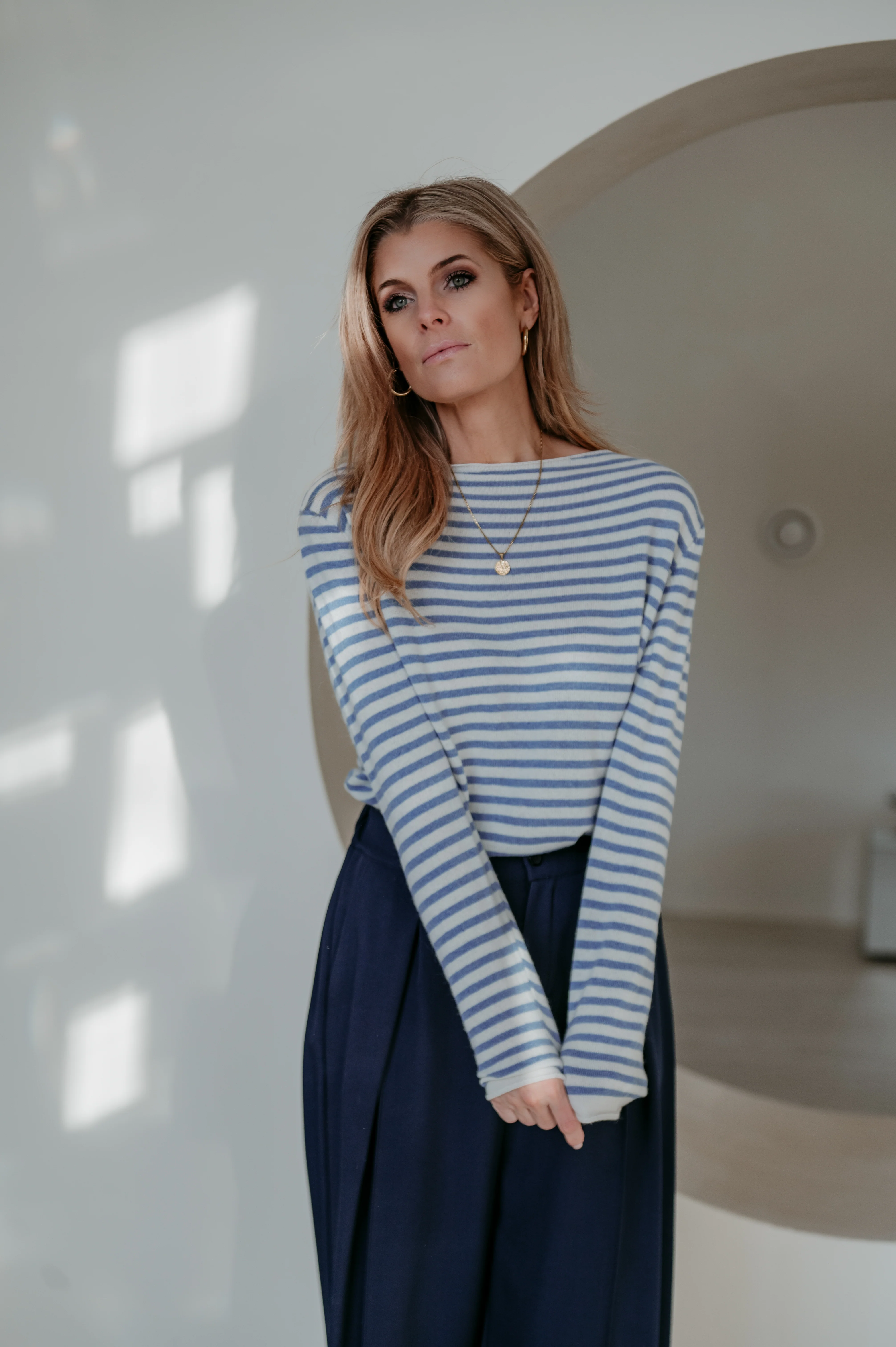Tigre top I Striped Light Blue - Image 6