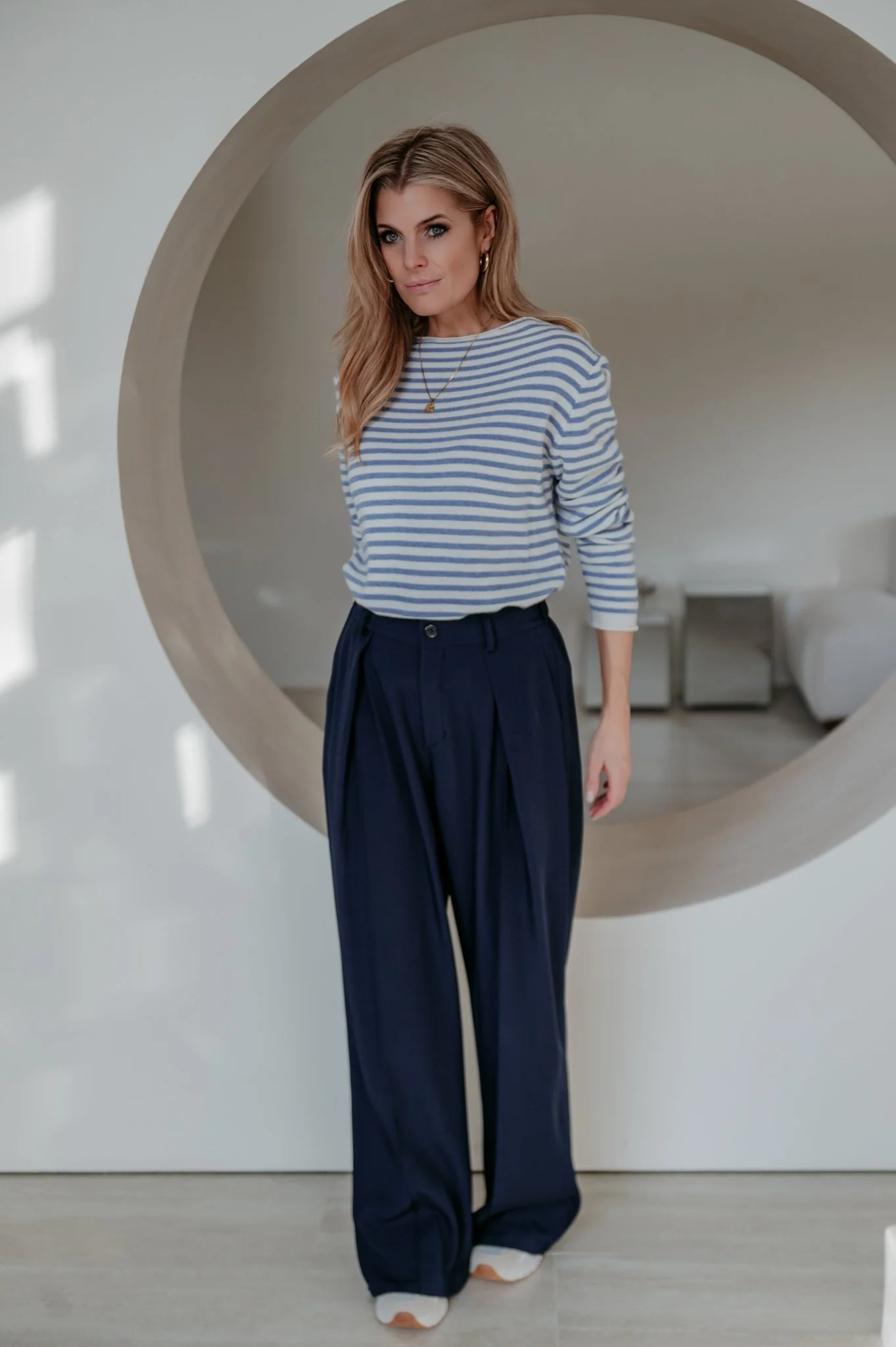 Tigre top I Striped Light Blue - Image 7