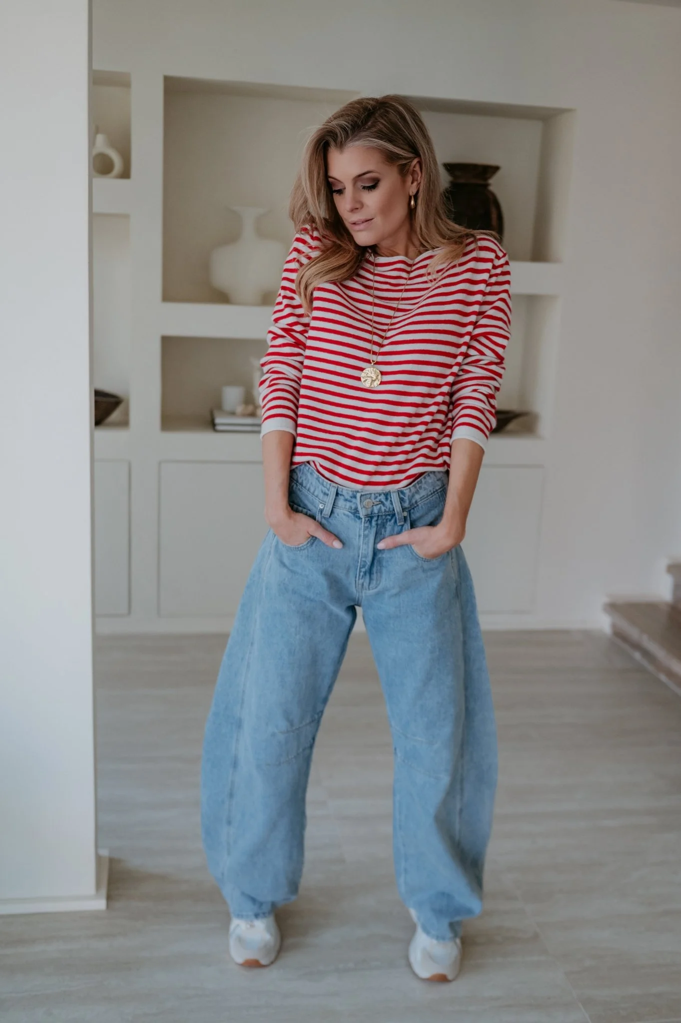 Tigre top I Striped Red - Image 3