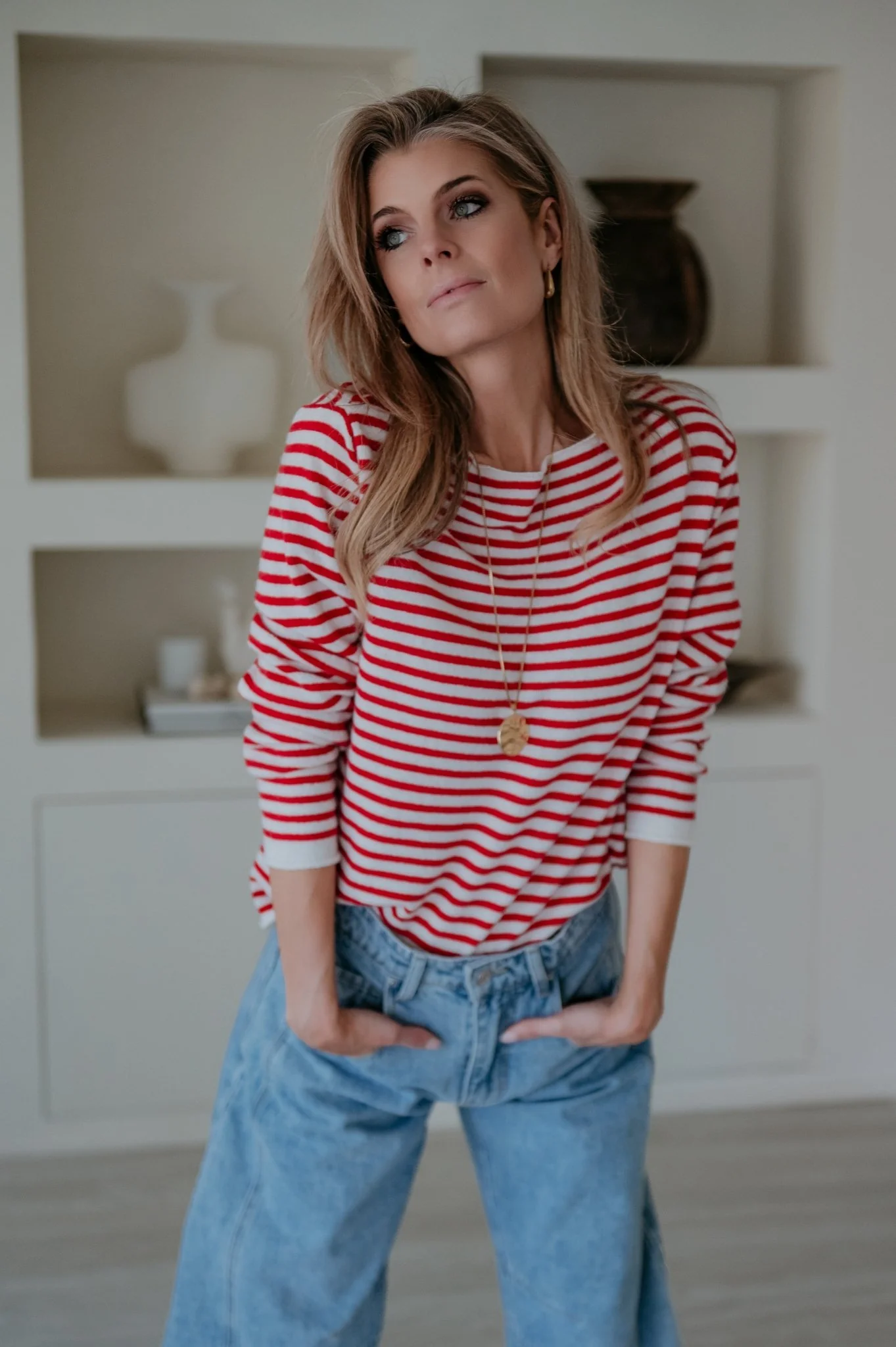 Tigre top I Striped Red - Image 9