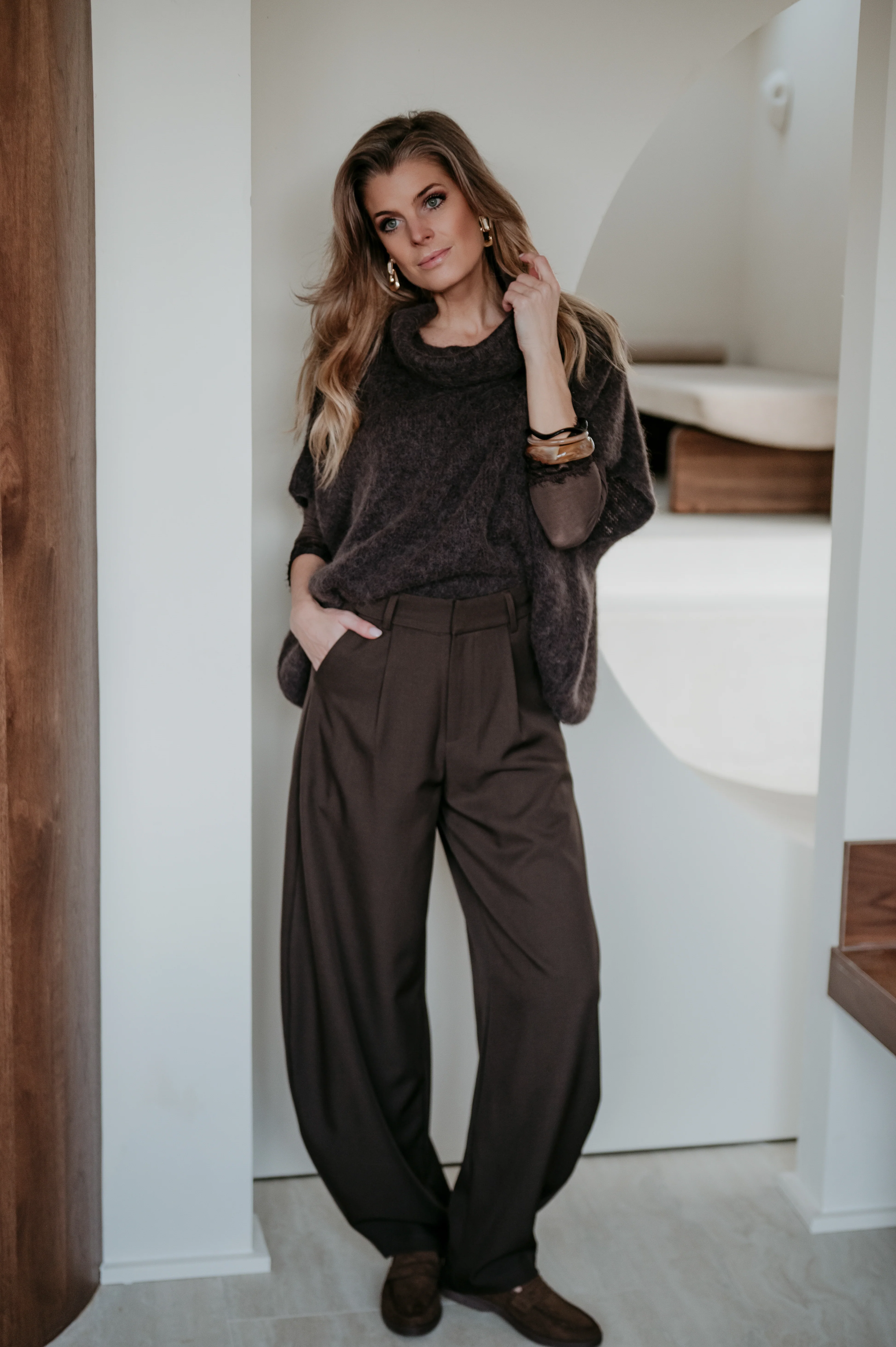 Topero trousers I Chocolate Brown - Image 3