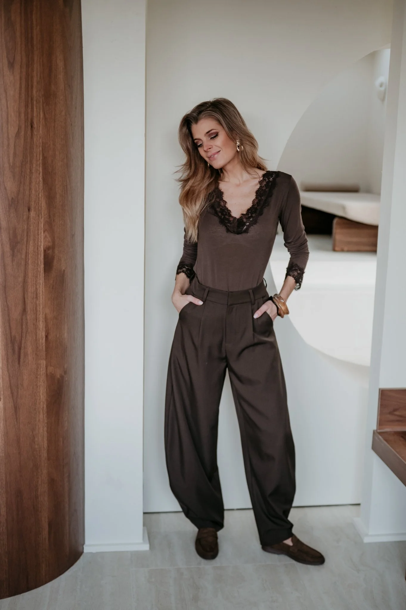Topero trousers I Chocolate Brown - Image 4