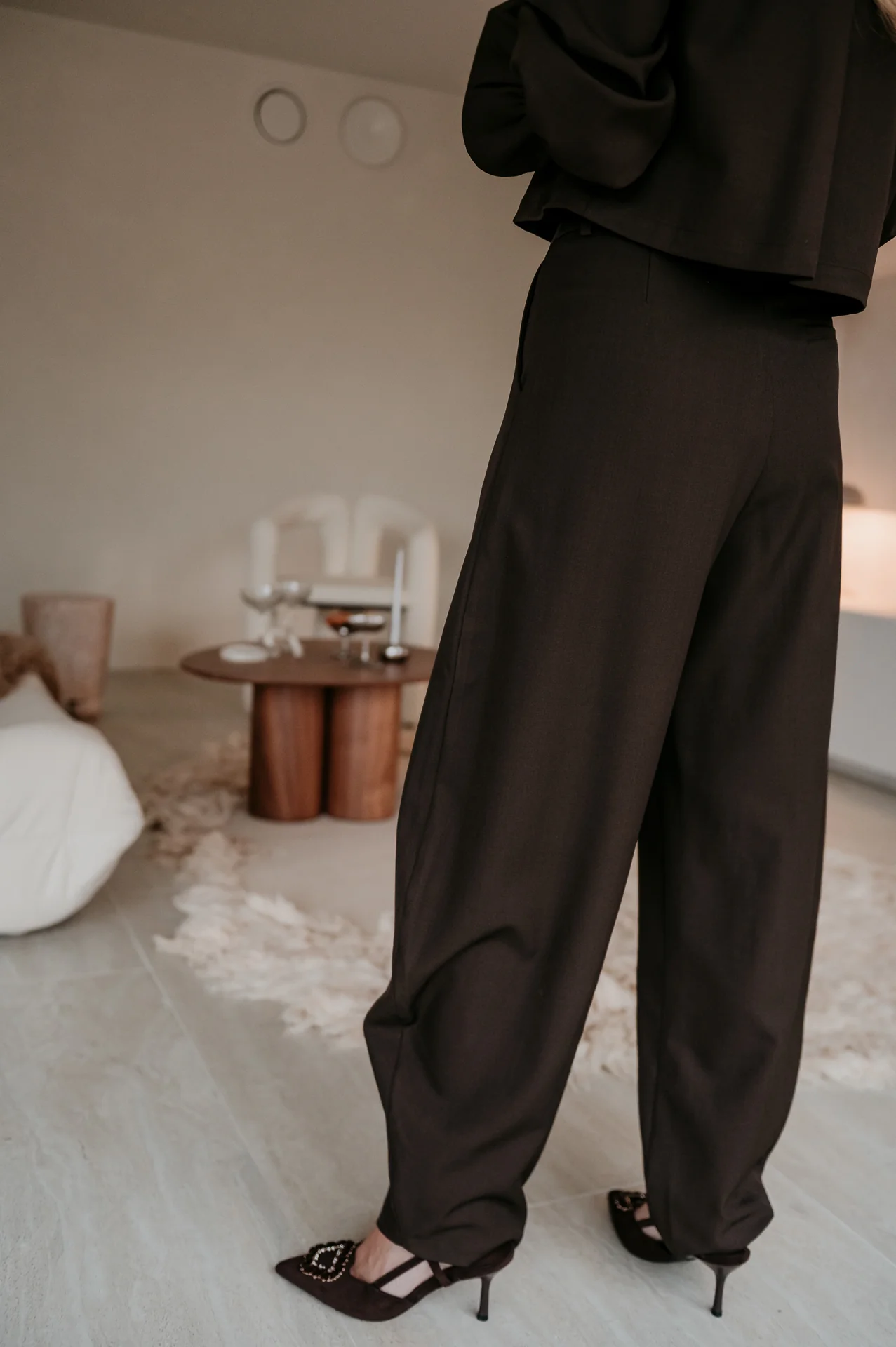 Topero trousers I Chocolate Brown - Image 7