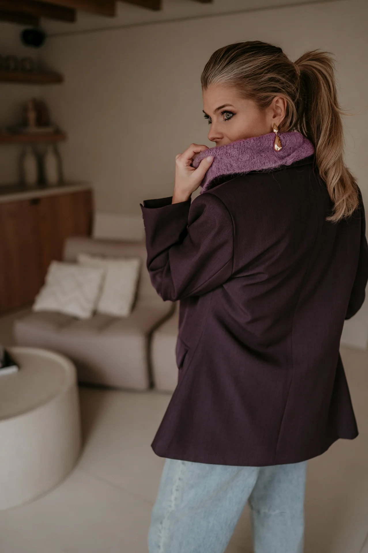 Torpore blazer I Aubergine - Image 11