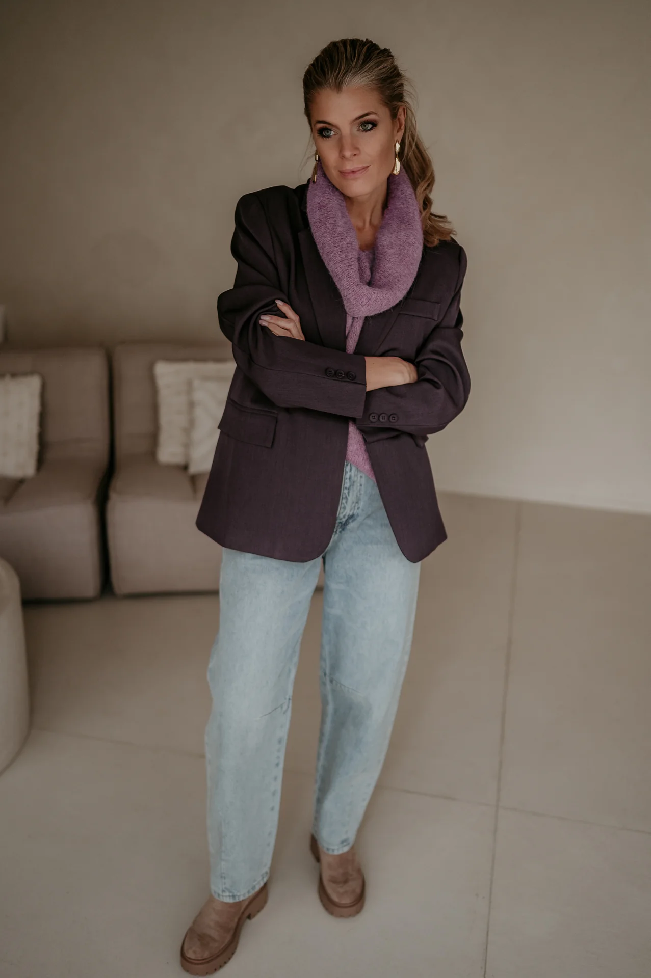 Torpore blazer I Aubergine - Image 21
