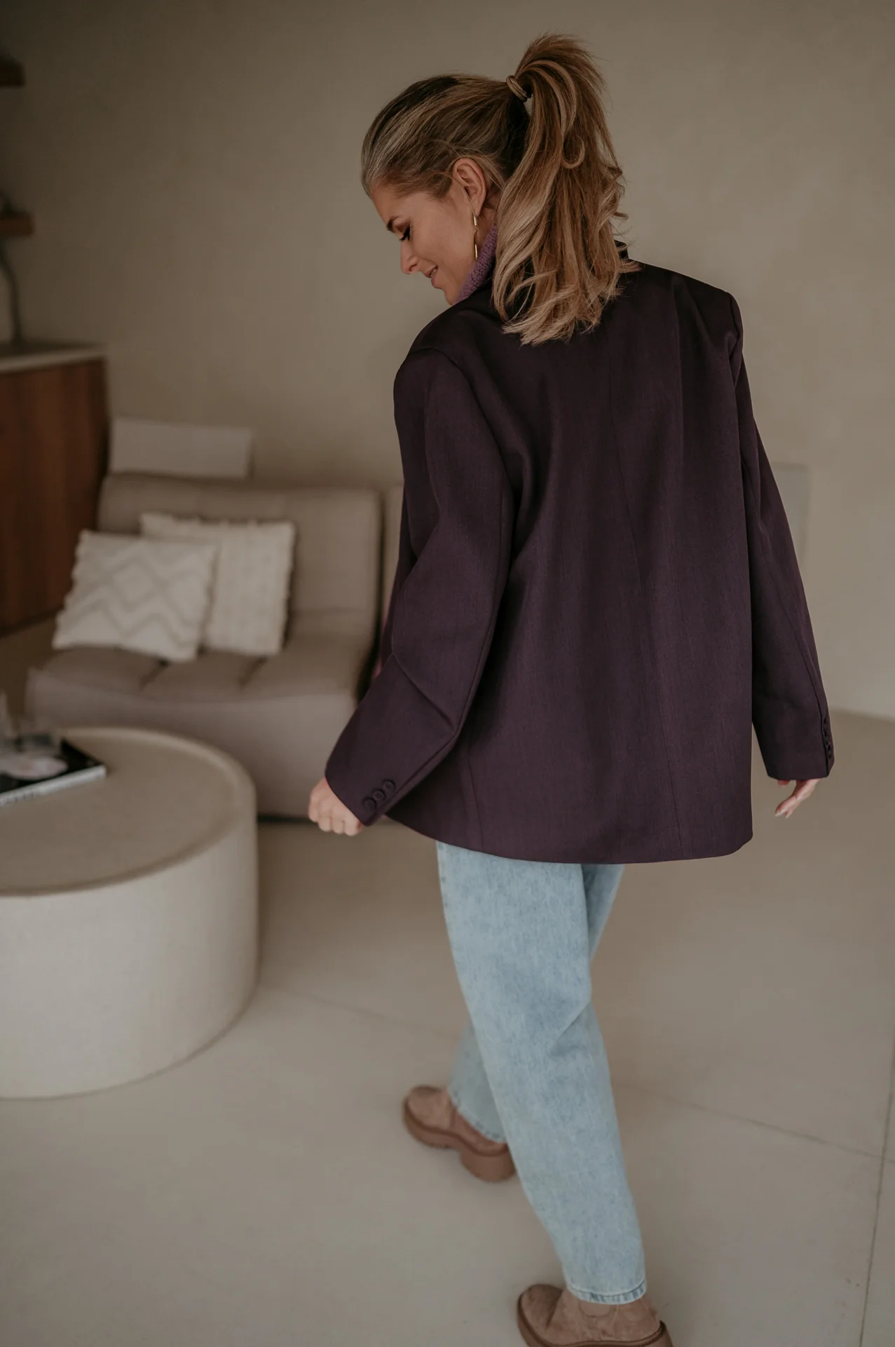 Torpore blazer I Aubergine - Image 22