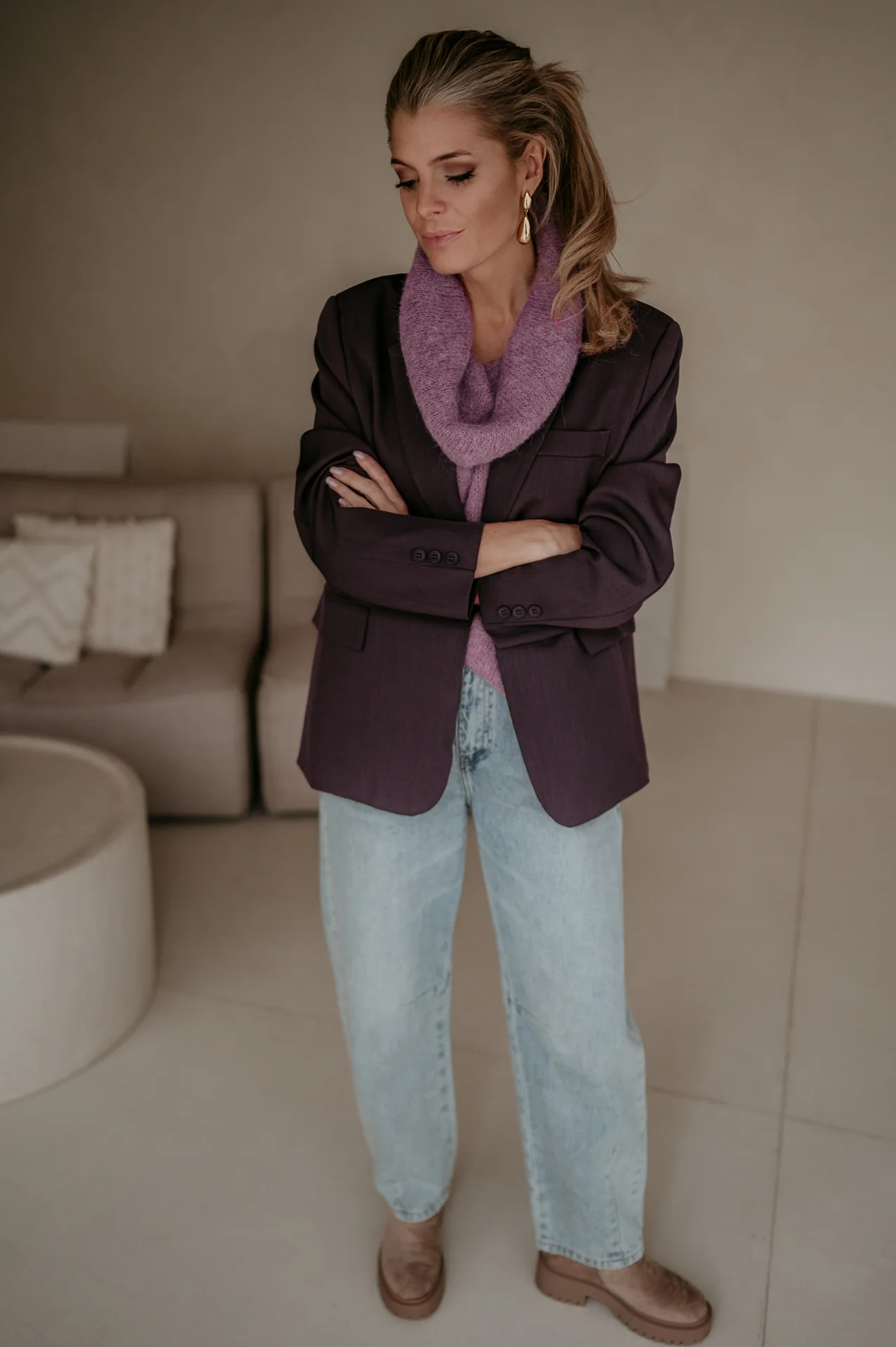 Torpore blazer I Aubergine - Image 5