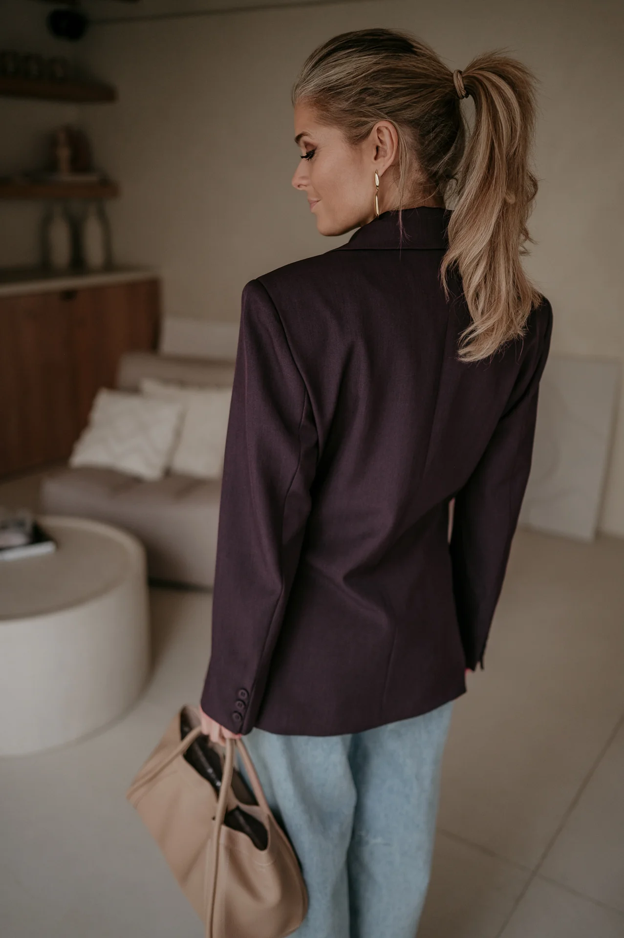 Torpore blazer I Aubergine - Image 6