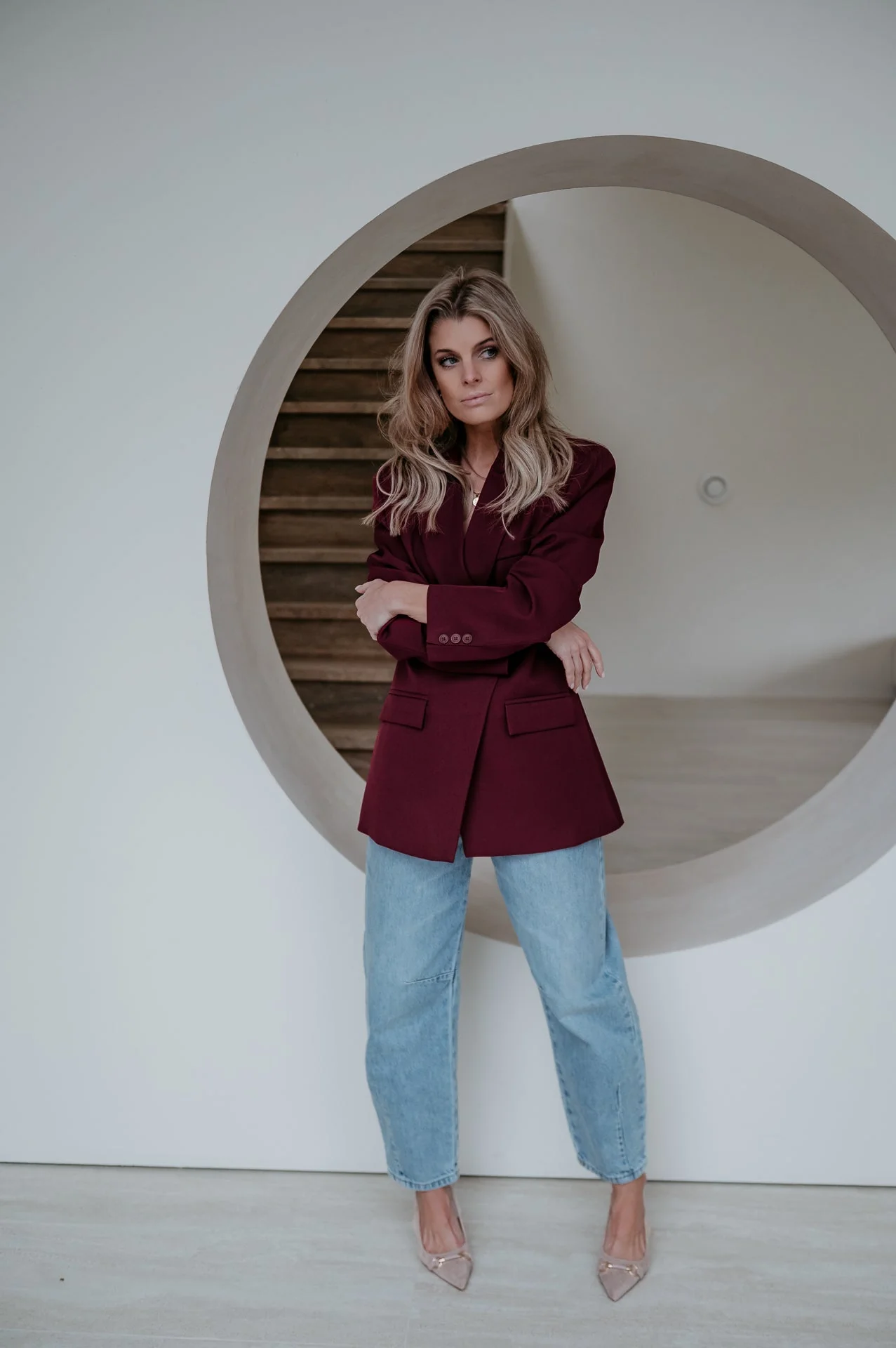 Torpore blazer I Burgundy