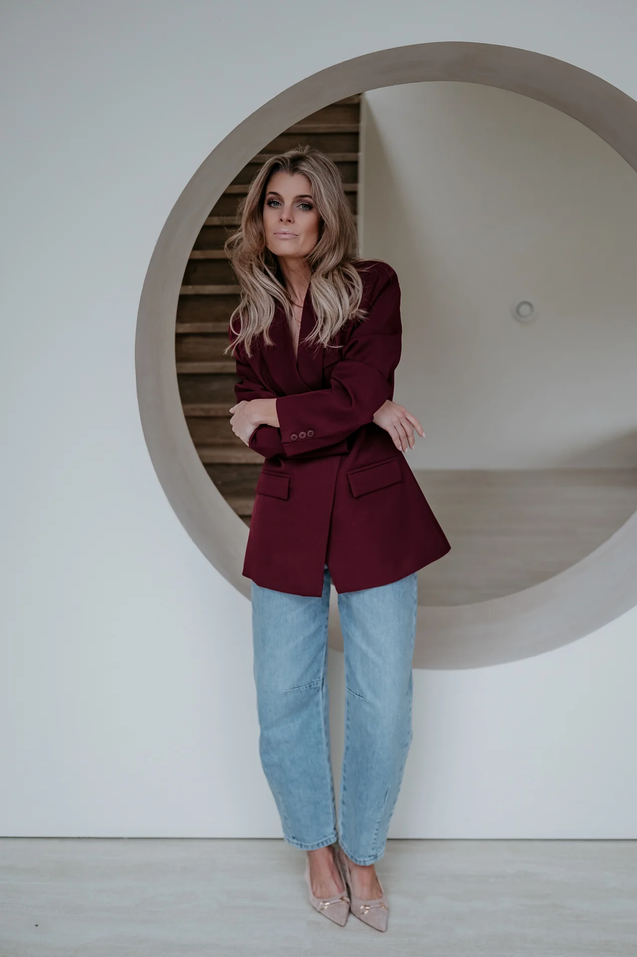 Torpore blazer I Burgundy - Image 11