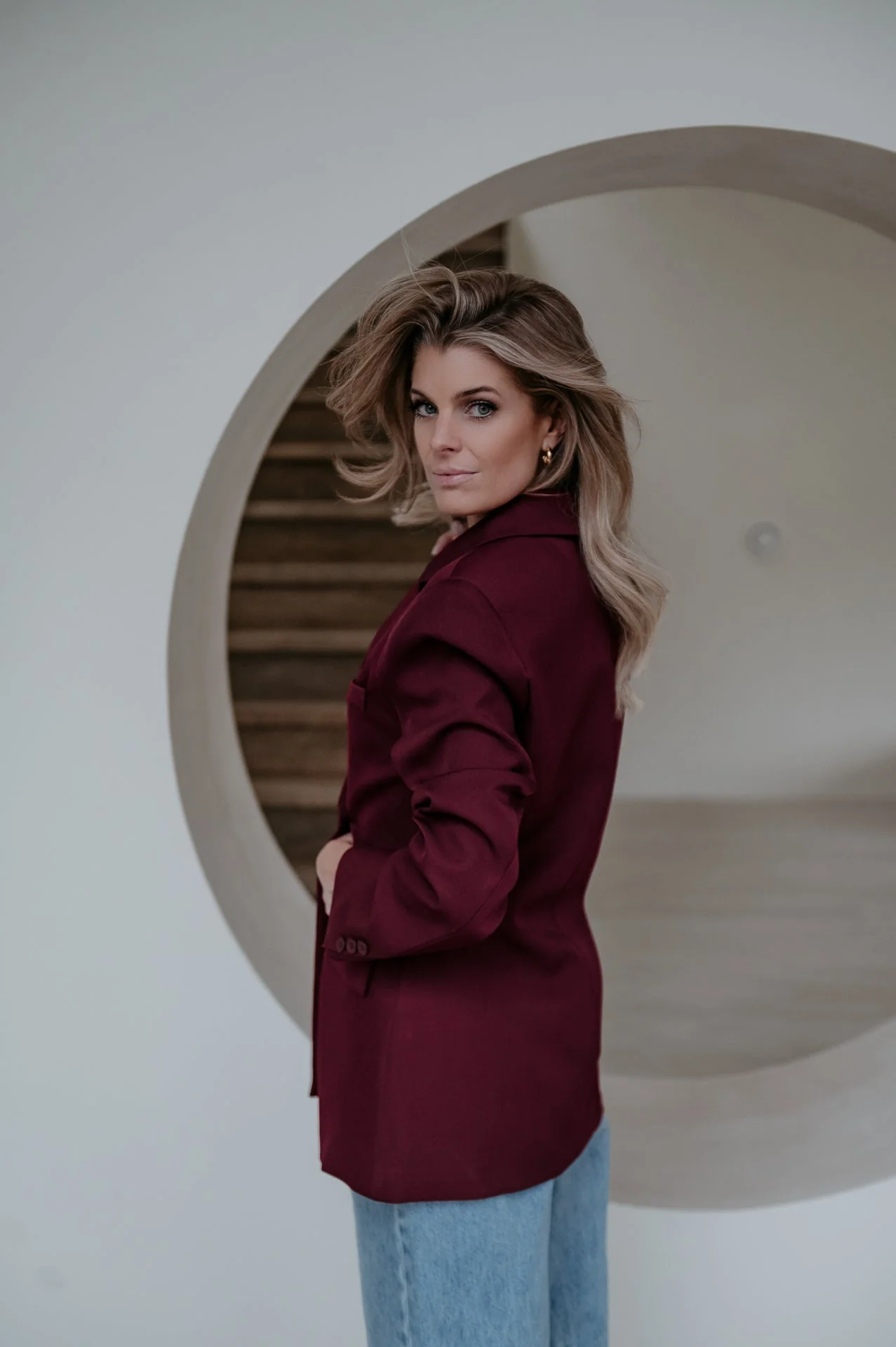 Torpore blazer I Burgundy - Image 12