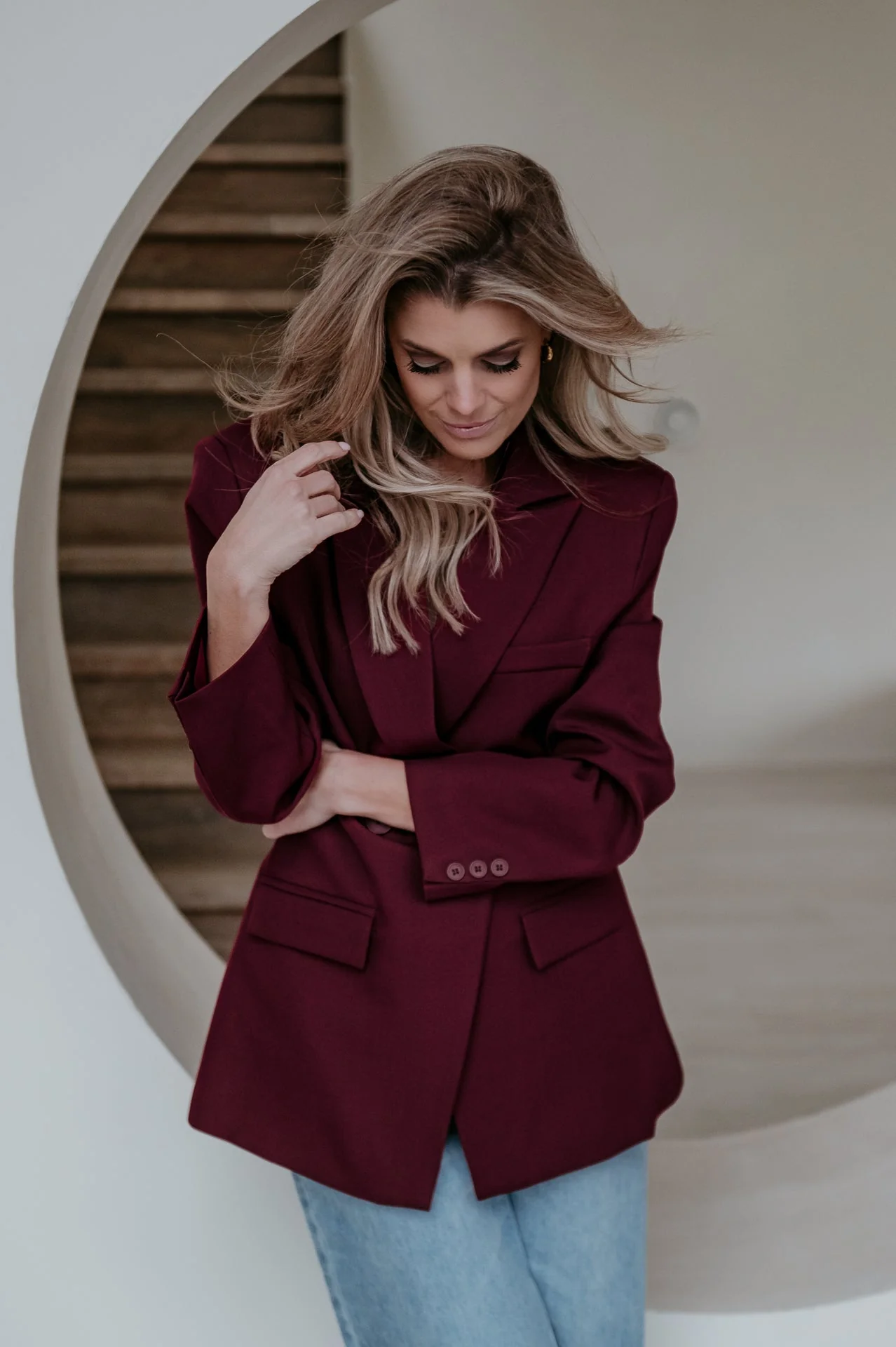 Torpore blazer I Burgundy - Image 13