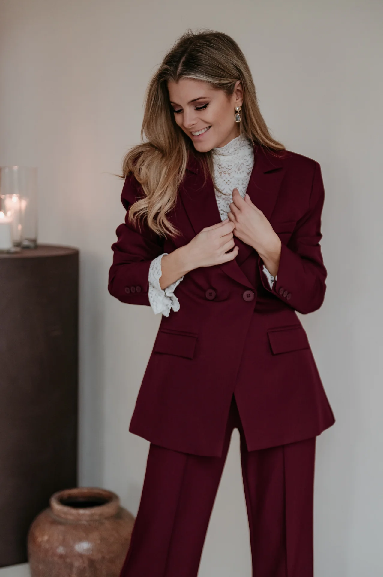 Torpore blazer I Burgundy - Image 14