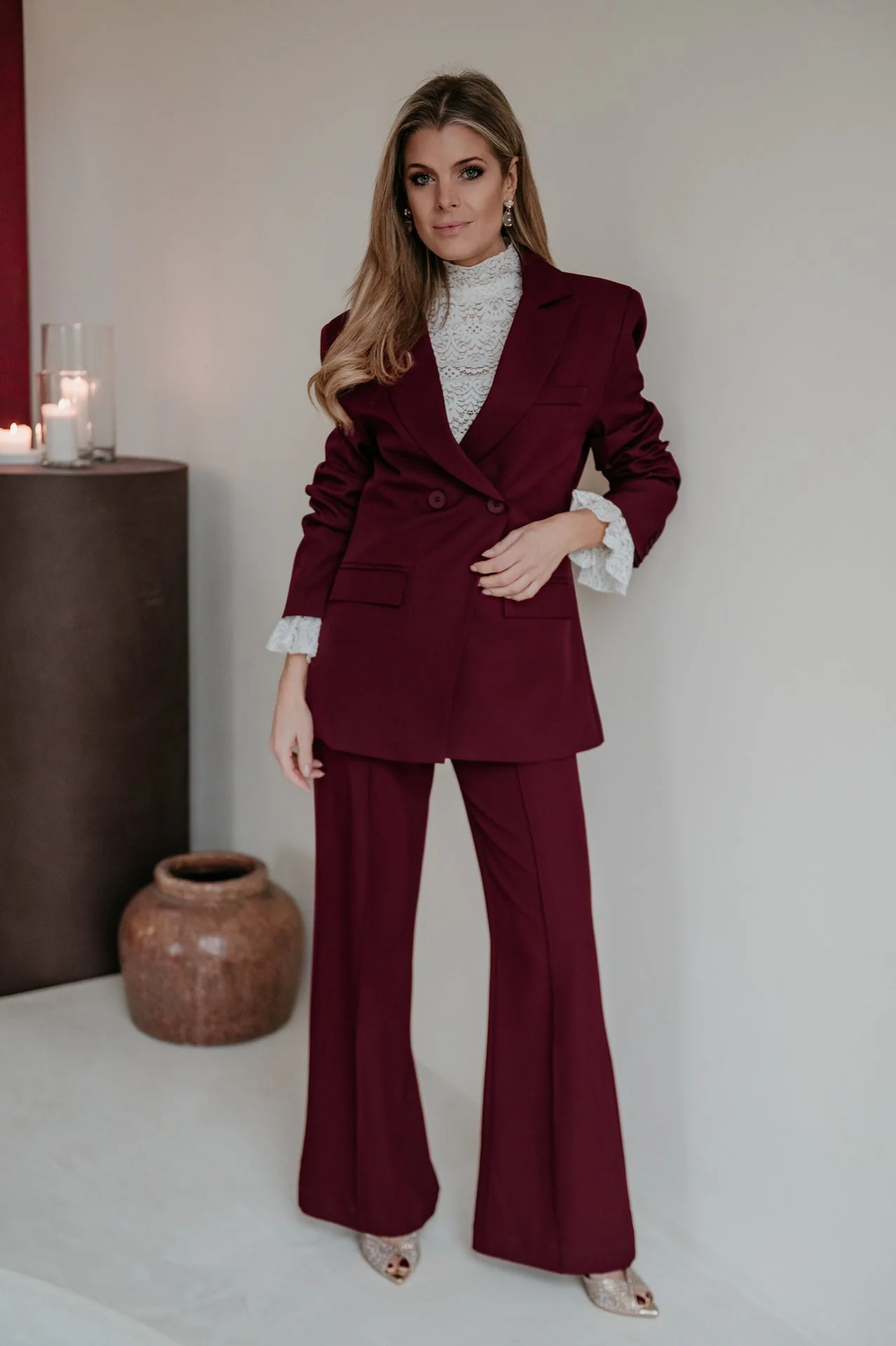 Torpore blazer I Burgundy - Image 16