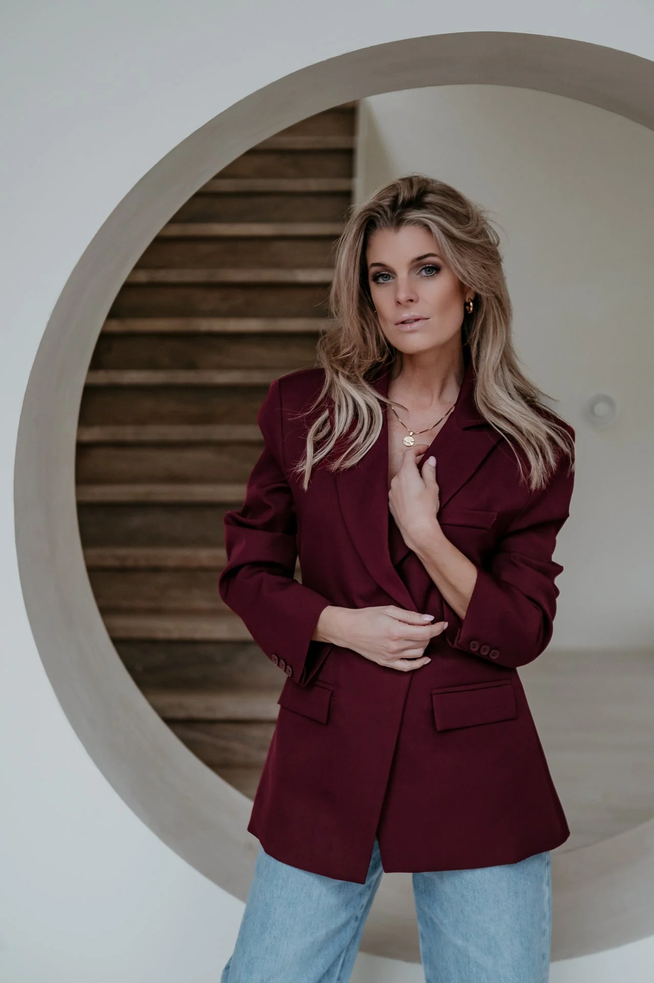 Torpore blazer I Burgundy - Image 3