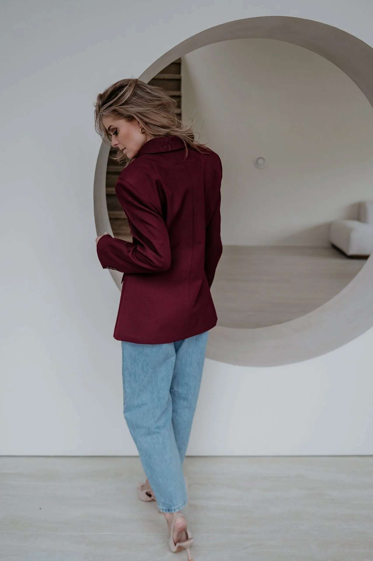 Torpore blazer I Burgundy - Image 5