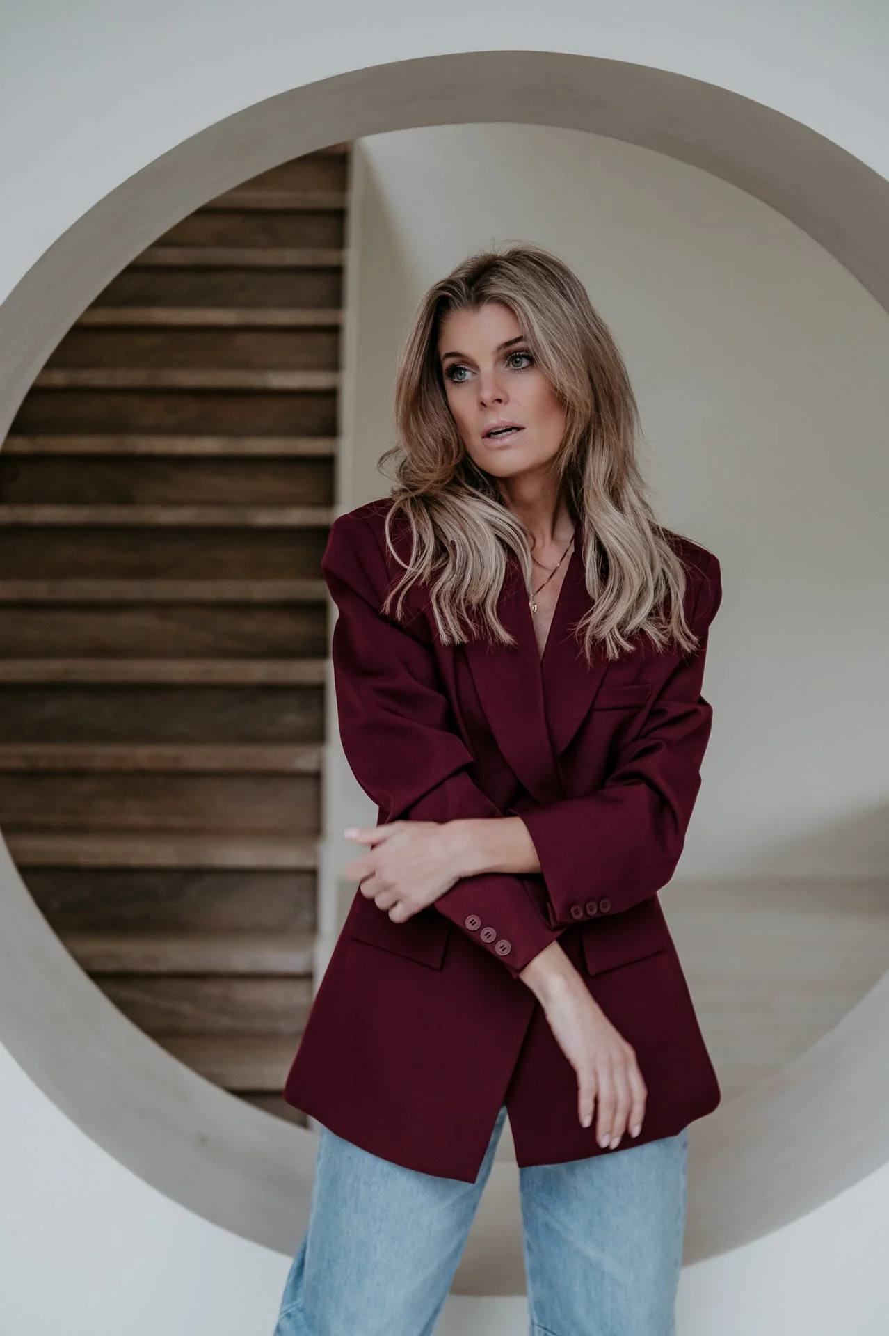 Torpore blazer I Burgundy - Image 7