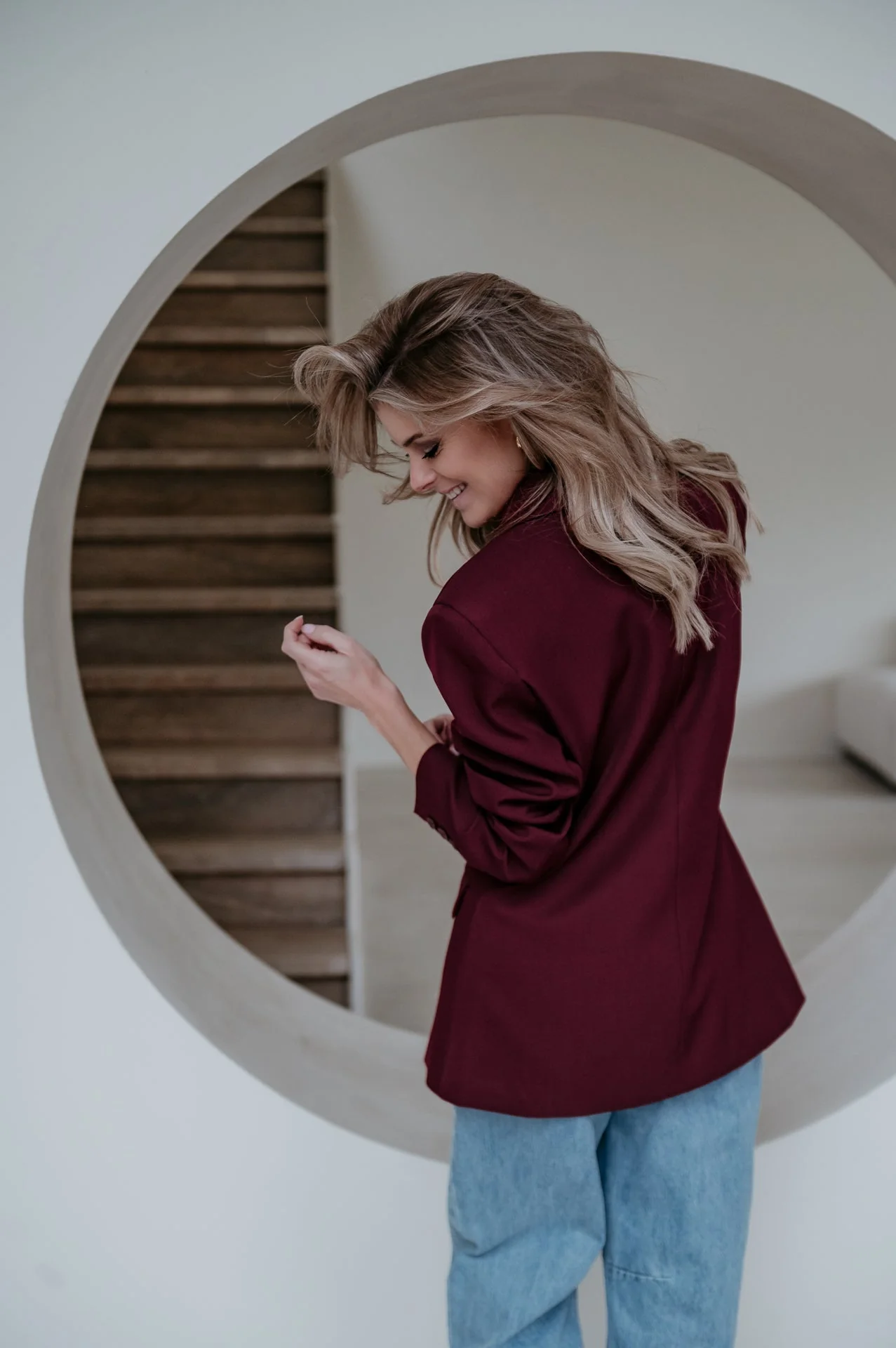 Torpore blazer I Burgundy - Image 9