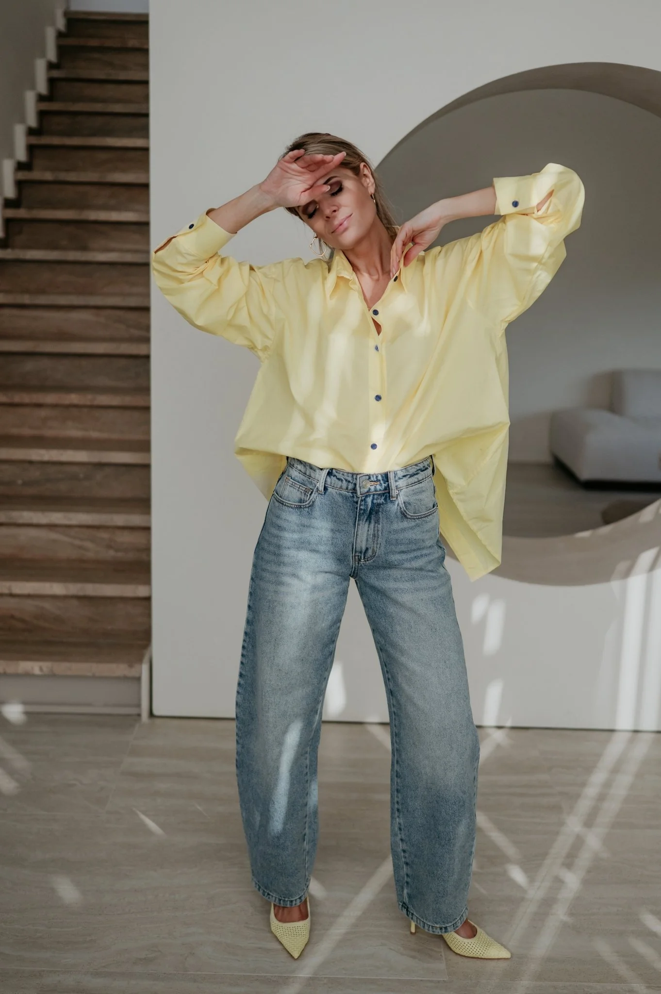 Tredo shirt I Yellow - Image 2