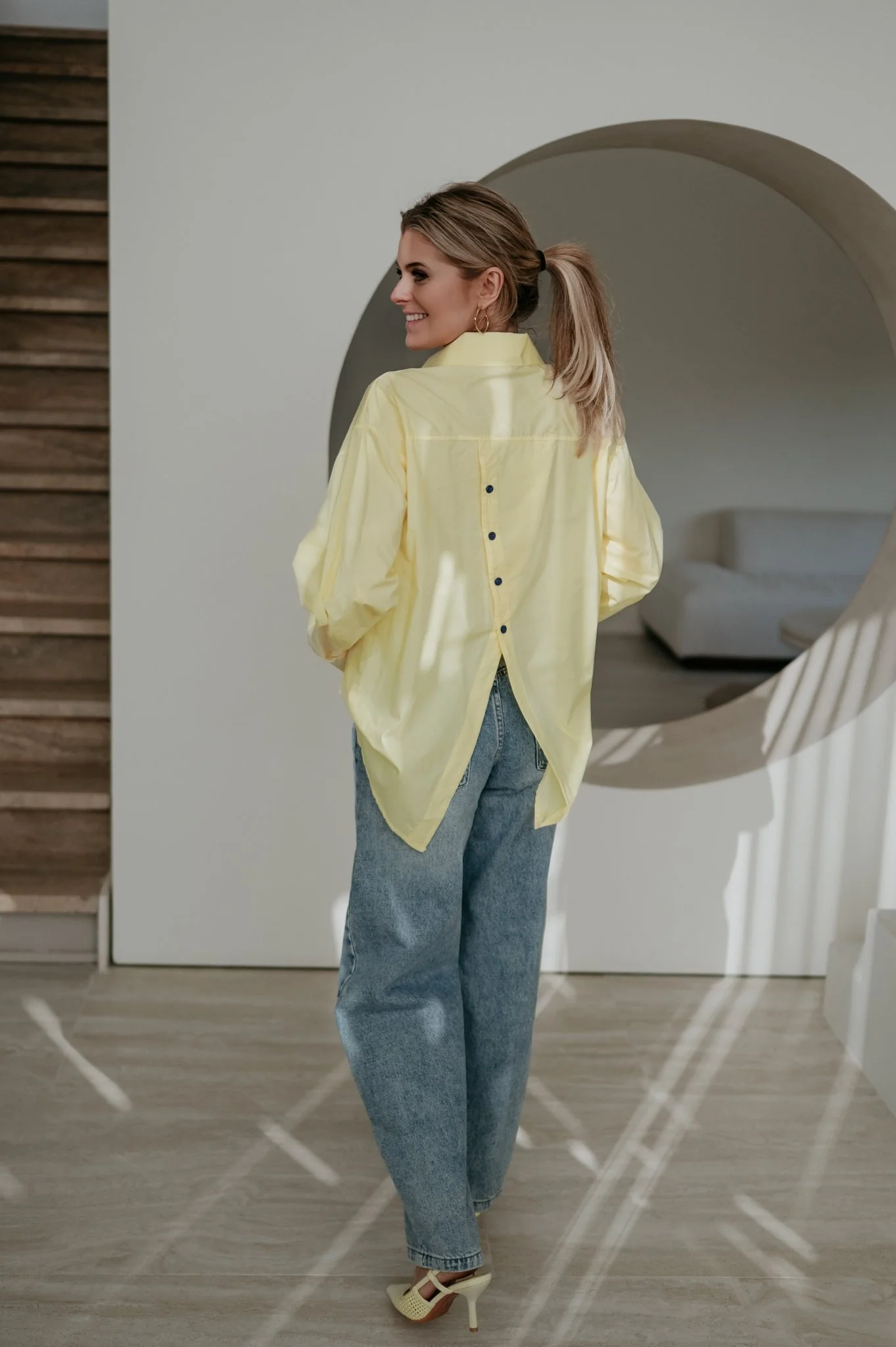 Tredo shirt I Yellow - Image 4