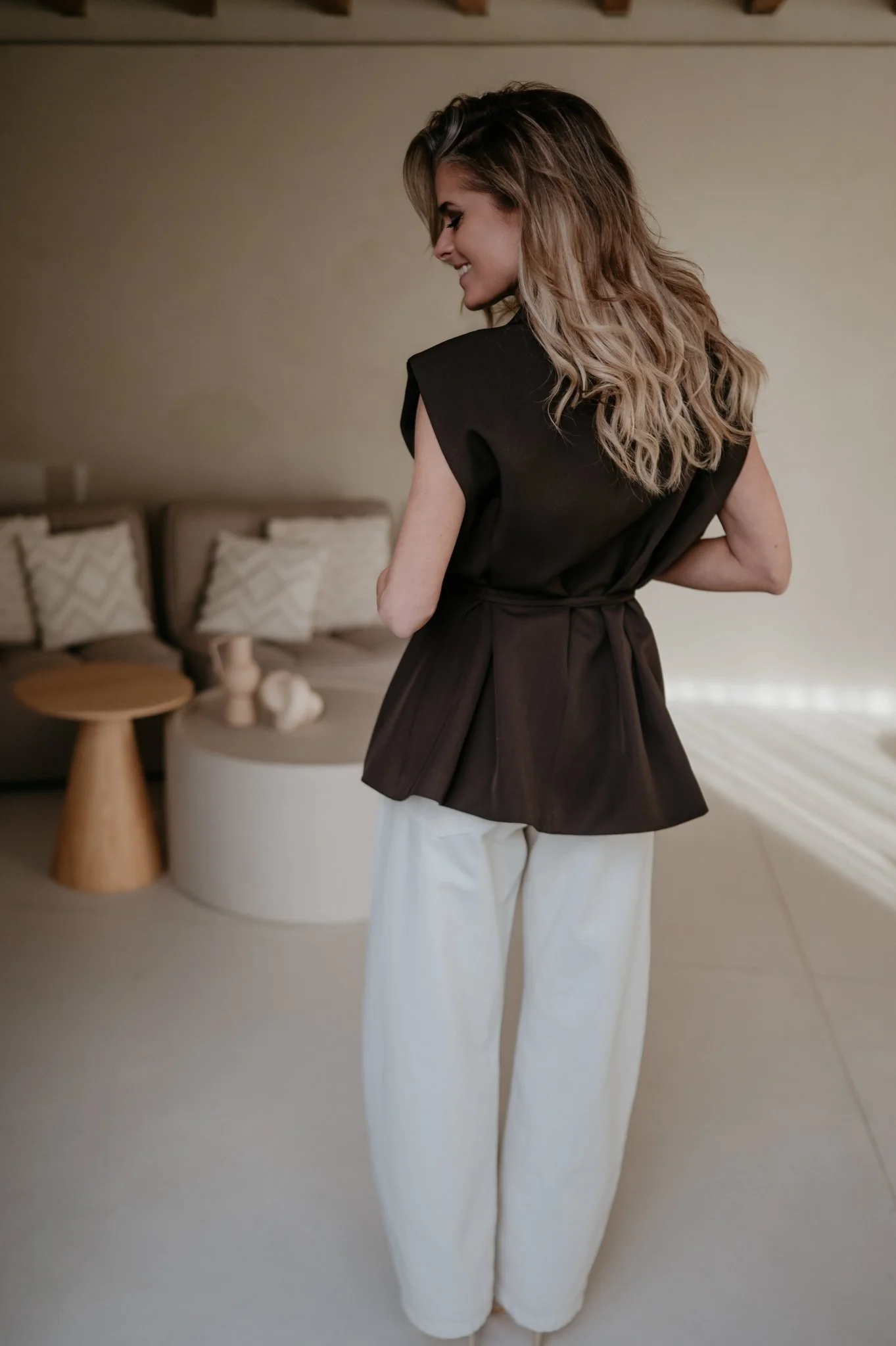 Trode blazer I Chocolate Brown - Image 13