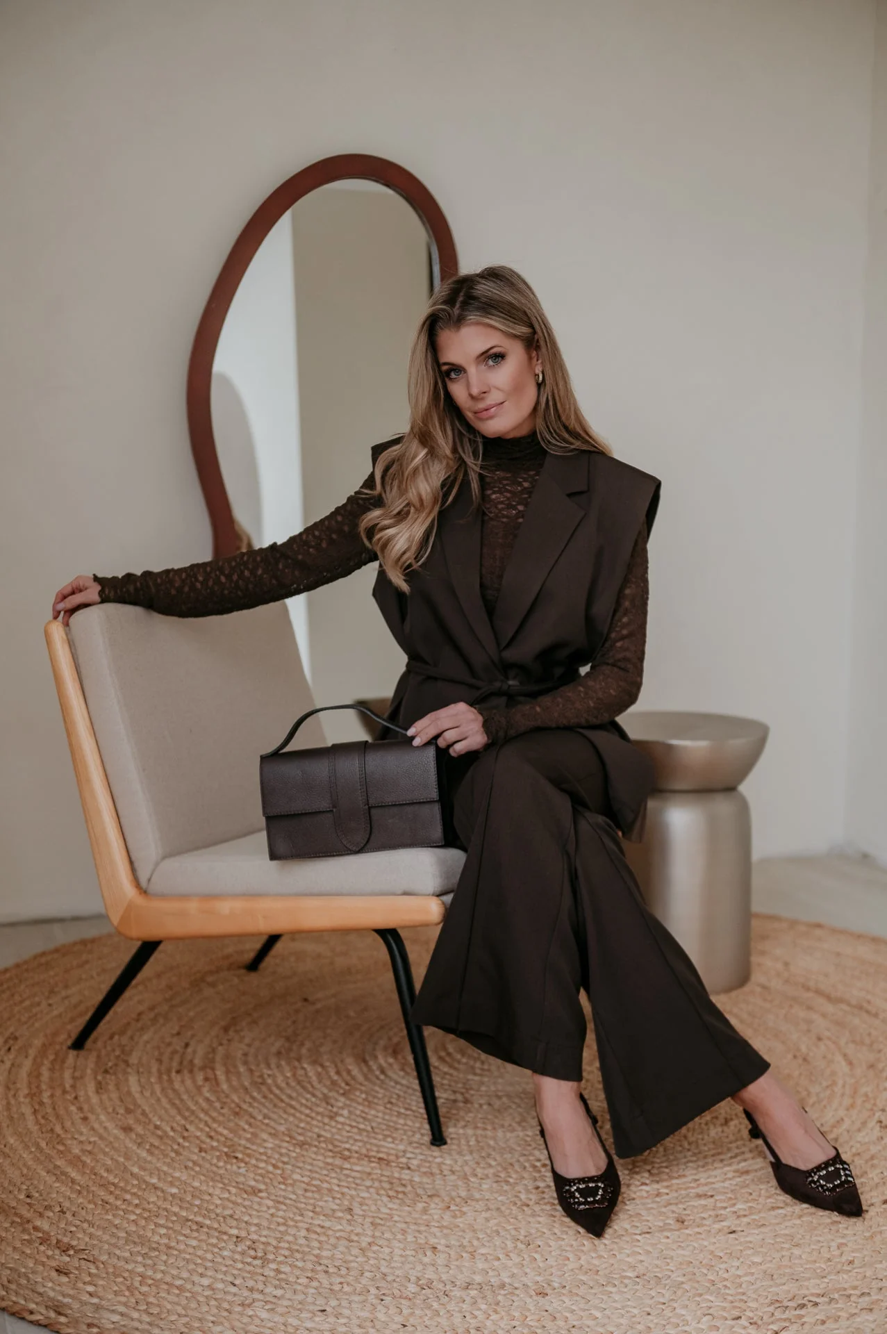 Trode blazer I Chocolate Brown - Image 18