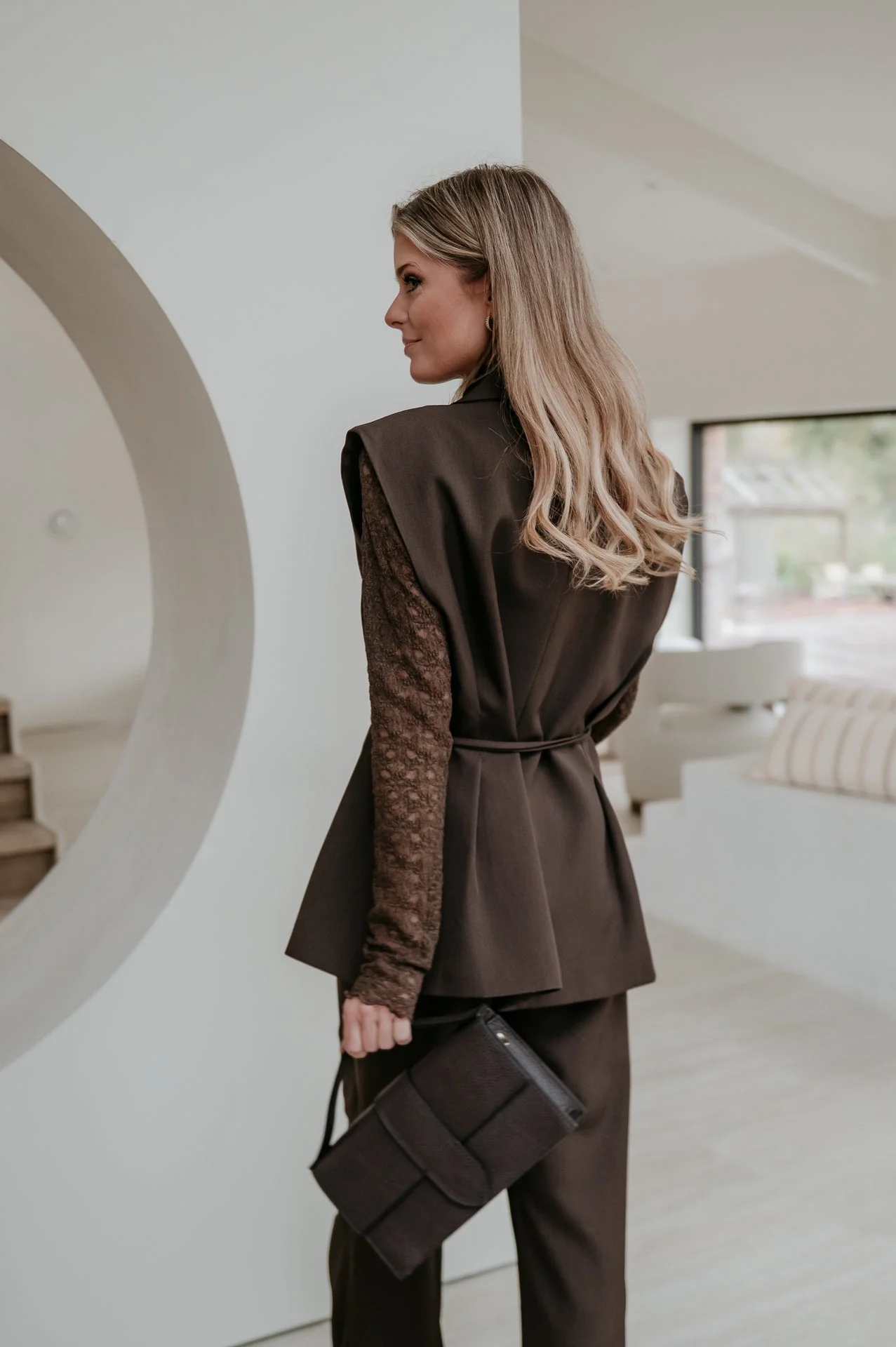 Trode blazer I Chocolate Brown - Image 19