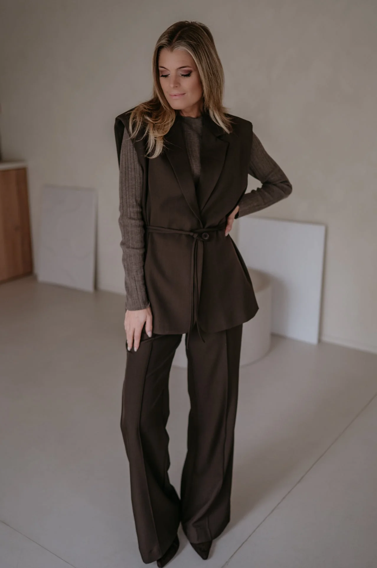 Trode blazer I Chocolate Brown - Image 26