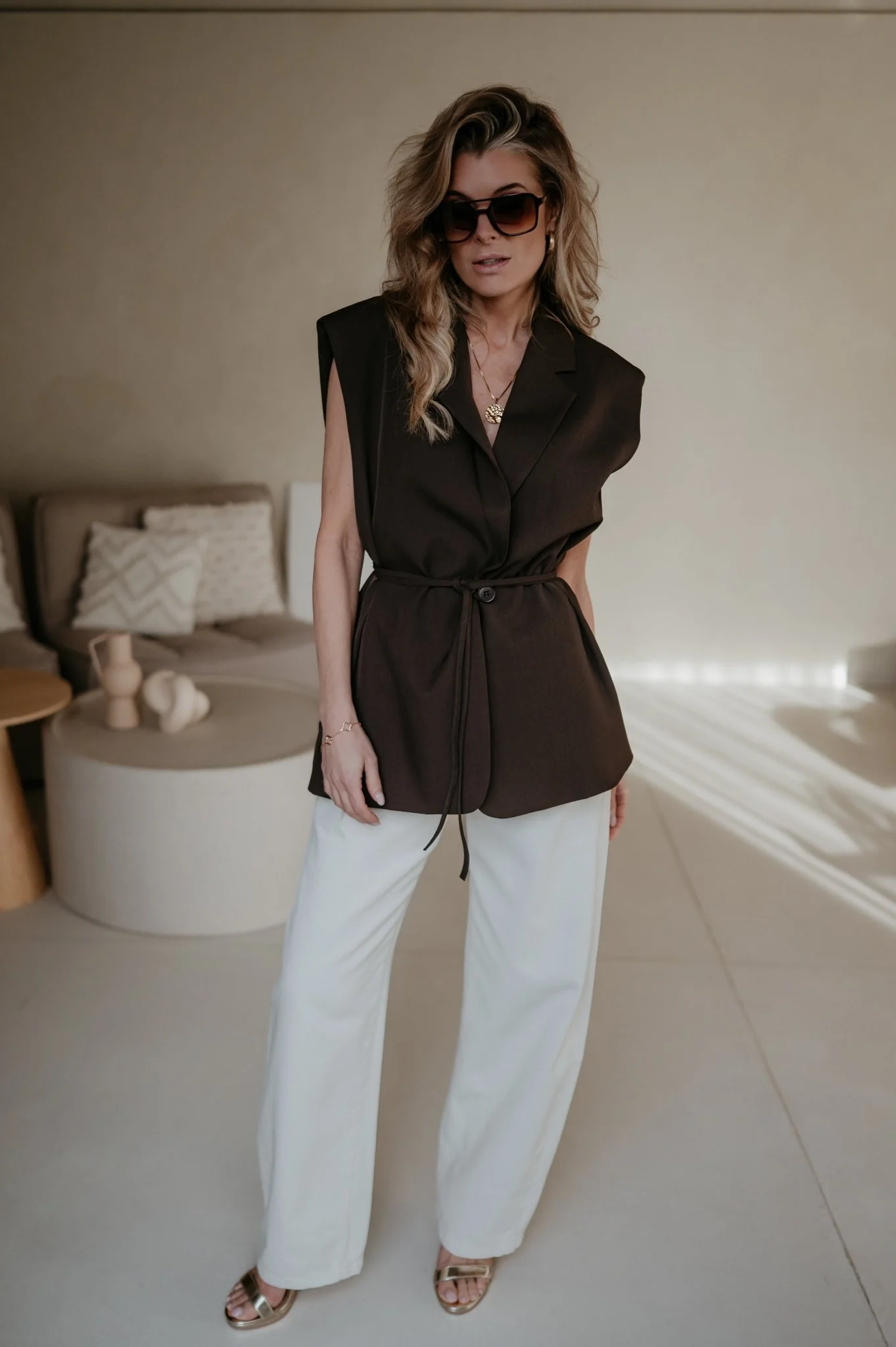Trode blazer I Chocolate Brown - Image 9